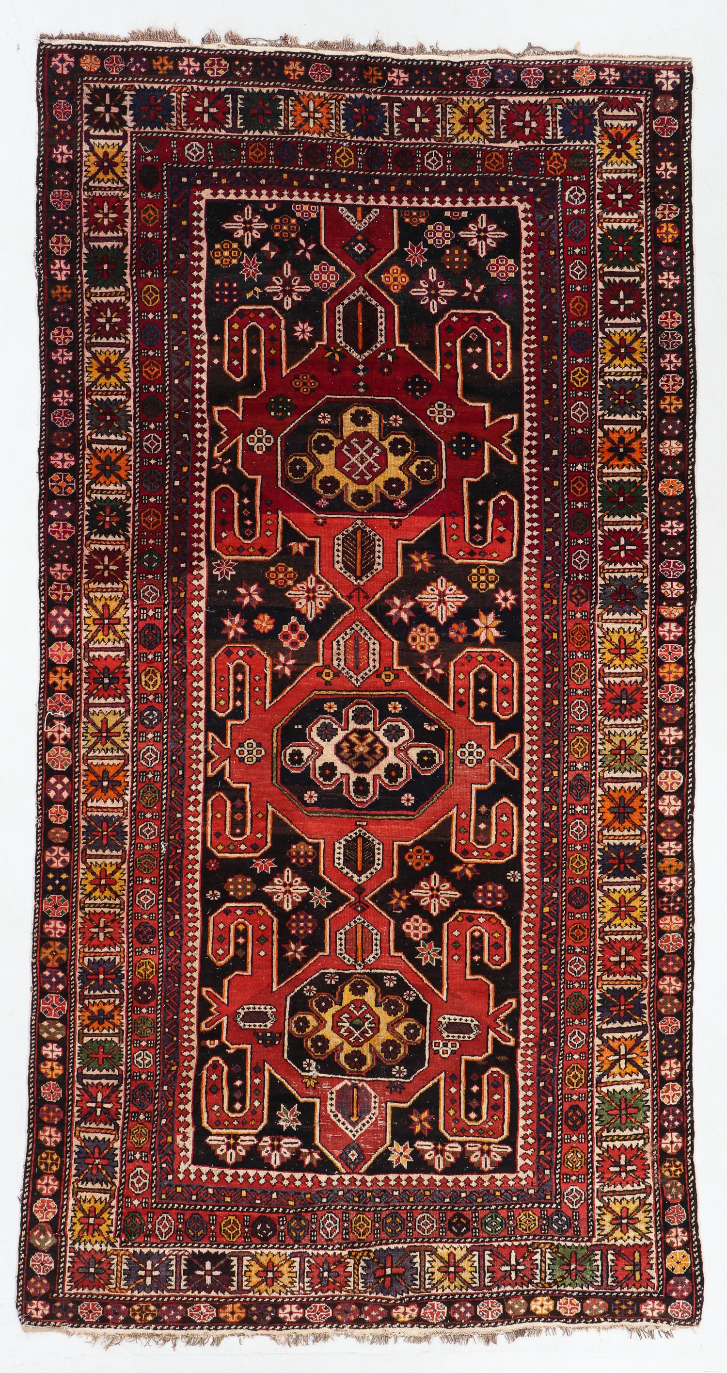 Shirvan Rug, Caucasus, Circa 1920, 5'10'' x 11'6'' (1 of 5)