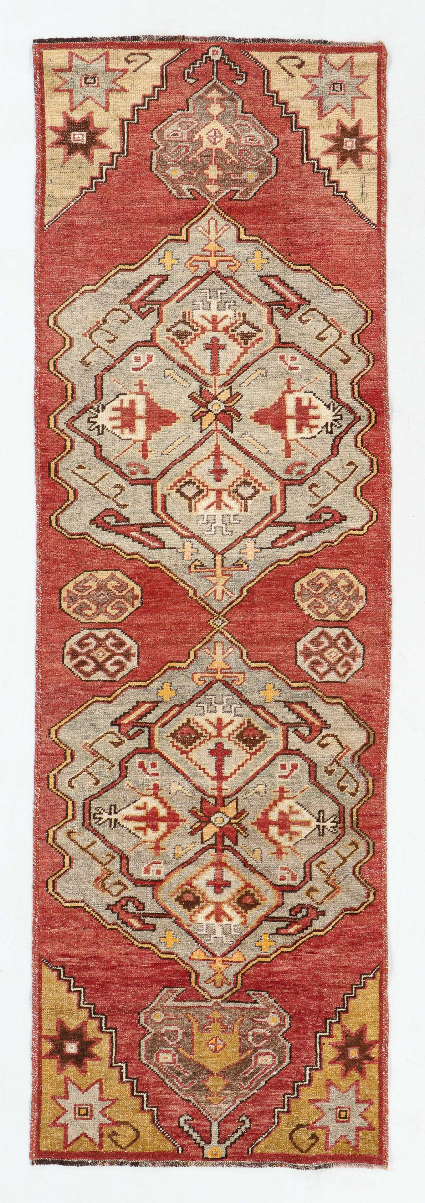Central Anatolian Rug, Turkey, Mid 20th C., 2'9'' x (1 of 4)