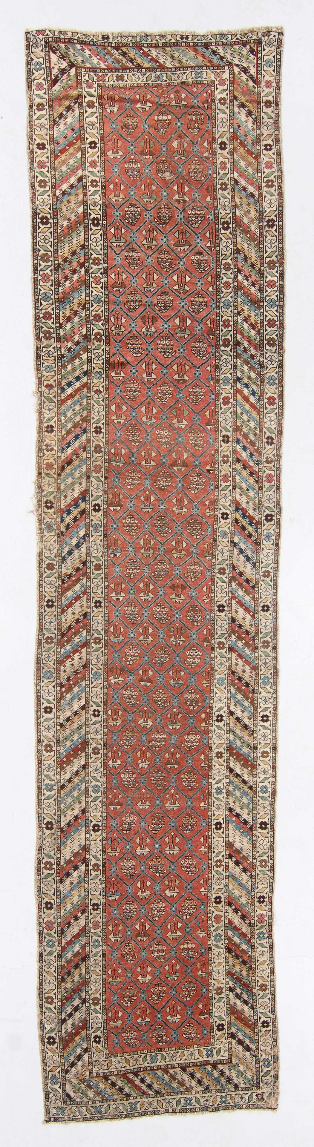 Karabagh Rug, Caucasus, Circa 1900, 3'3'' x 14'2'' (1 of 6)