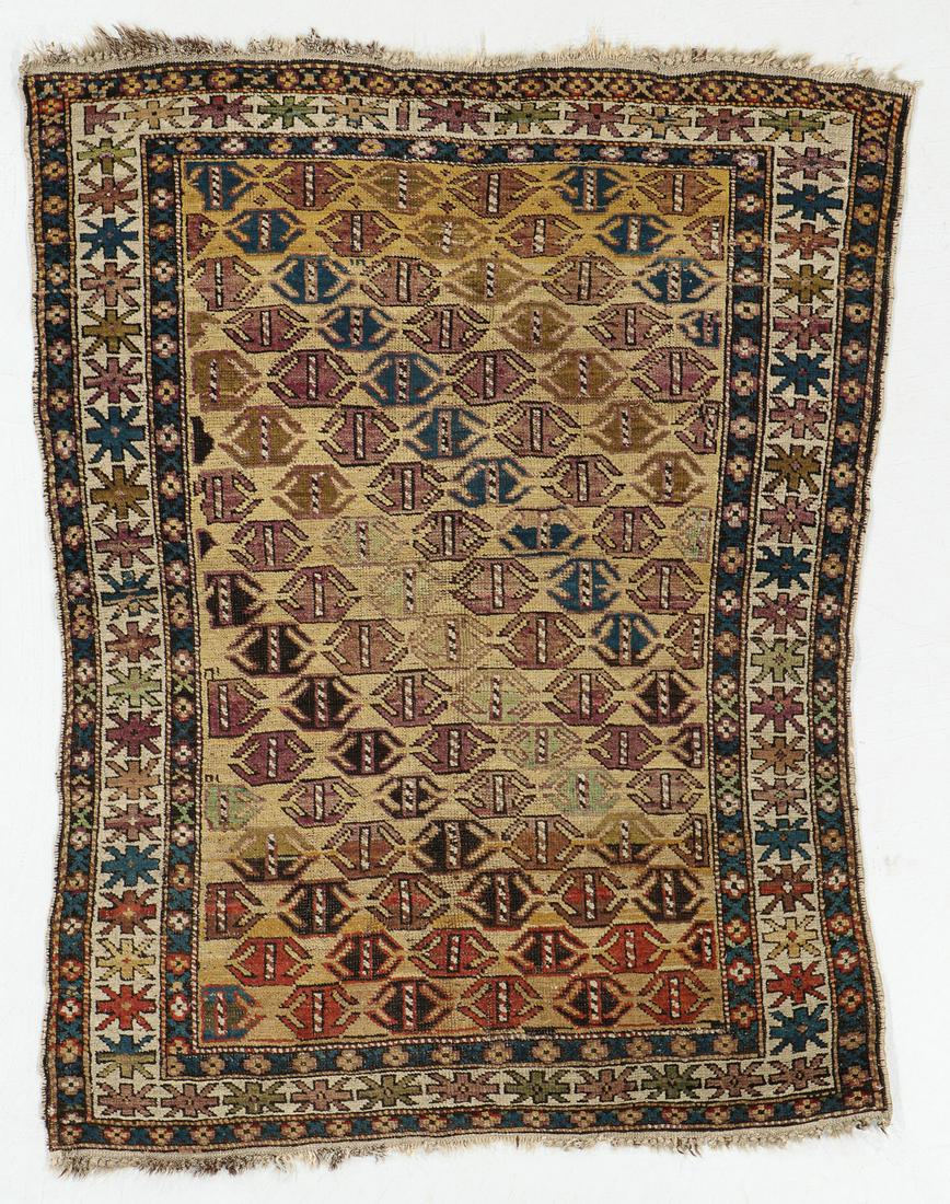 Kuba Rug, Caucasus, Late 19th C., 3'6'' x 4'5'' (1 of 5)