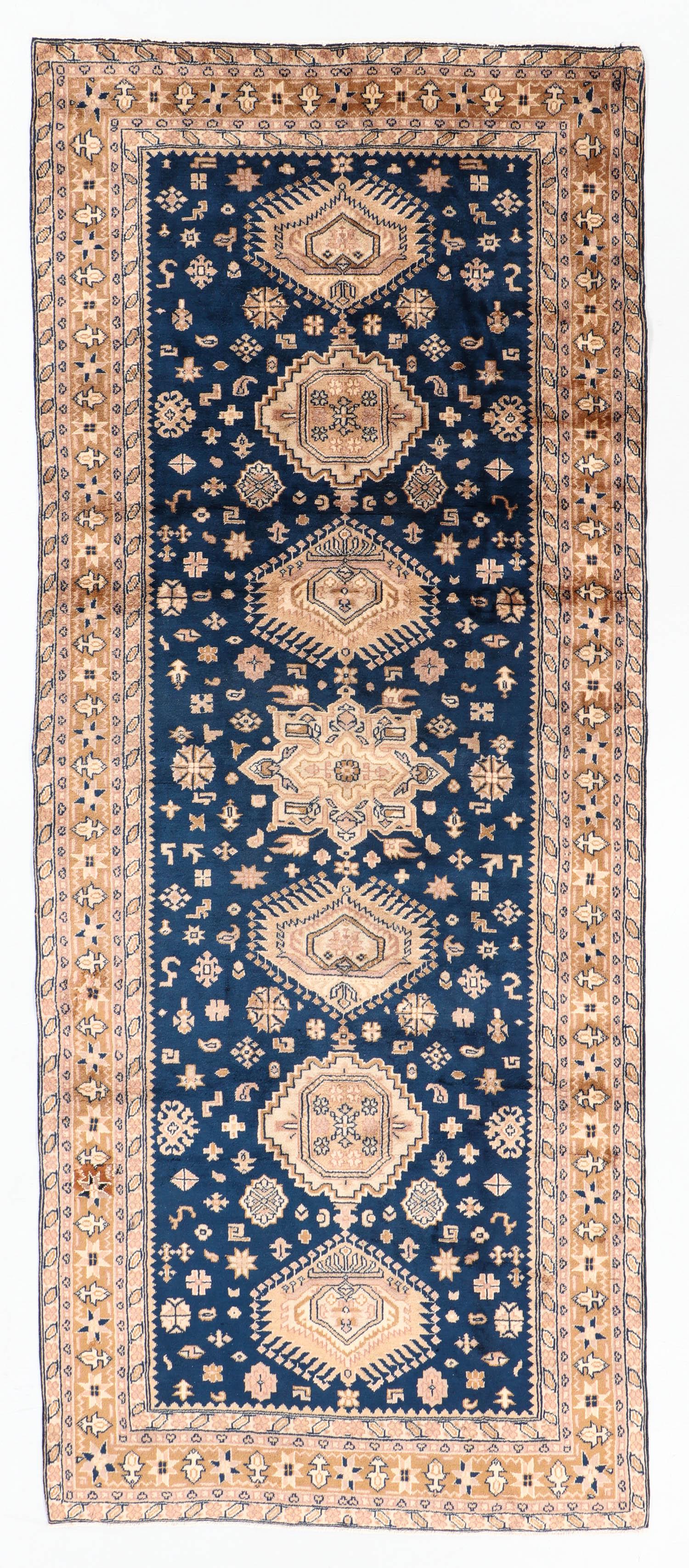 Karadja Style Rug, Turkey, Circa 1920, 4'10'' x 11'11'' (1 of 6)