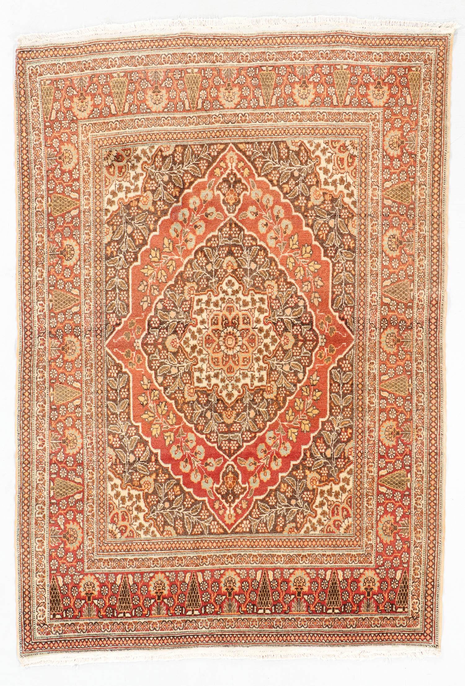 Tabriz Rug, Persia, Early 20th C., 3'11'' x 5'11'' (1 of 5)
