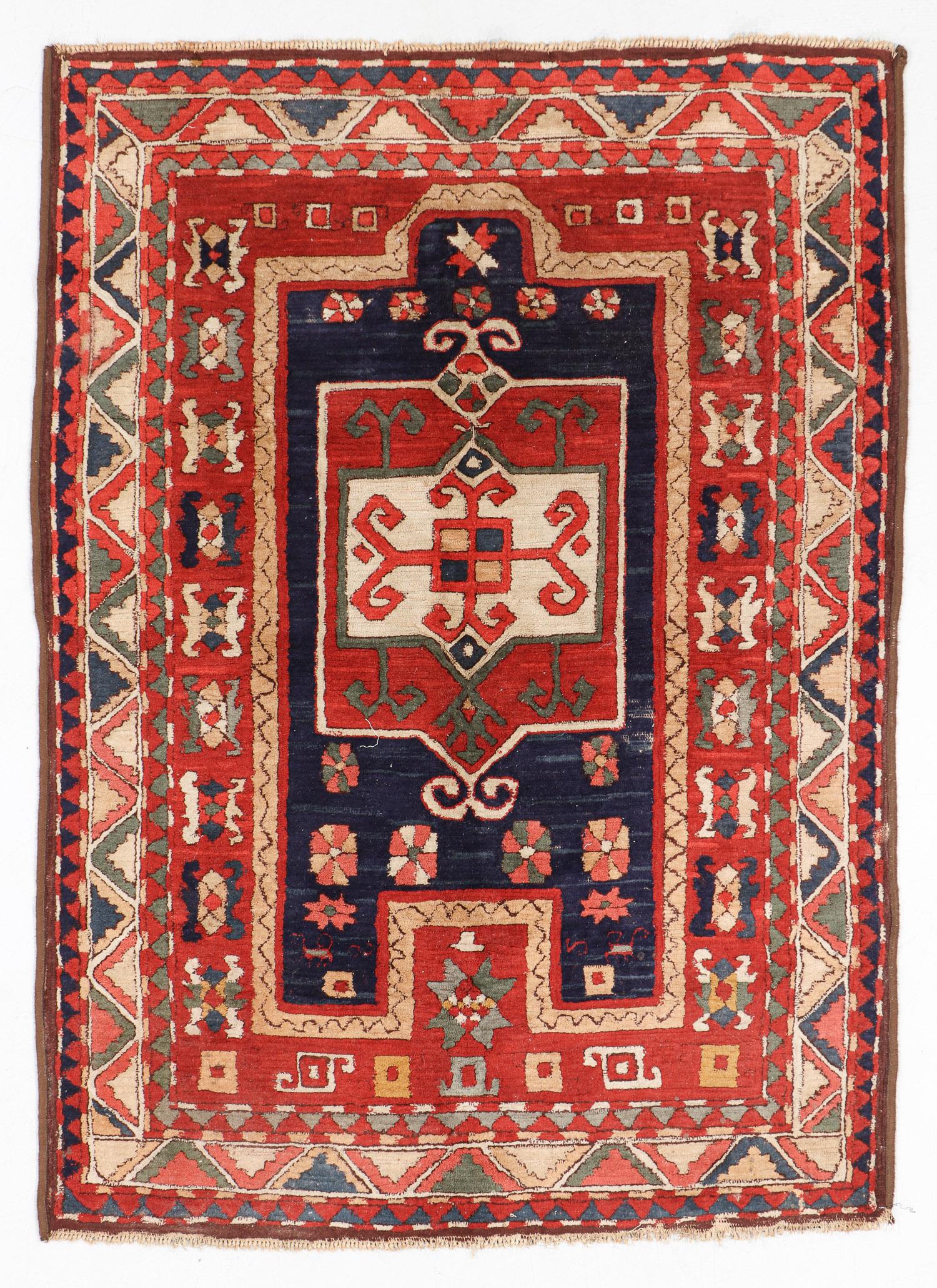 Antique Hooked Rug, Germany, Early 20th C. (1 of 5)