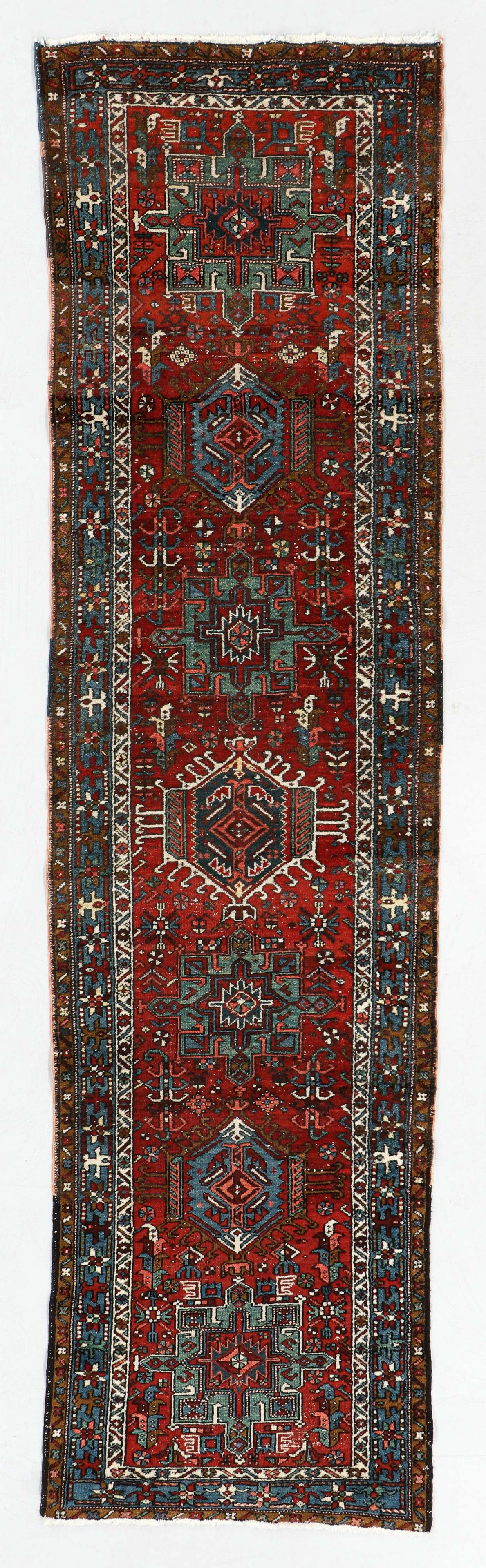 Heriz Rug, Persia, Early 20th C., 3'1'' x 11'3'' (1 of 6)
