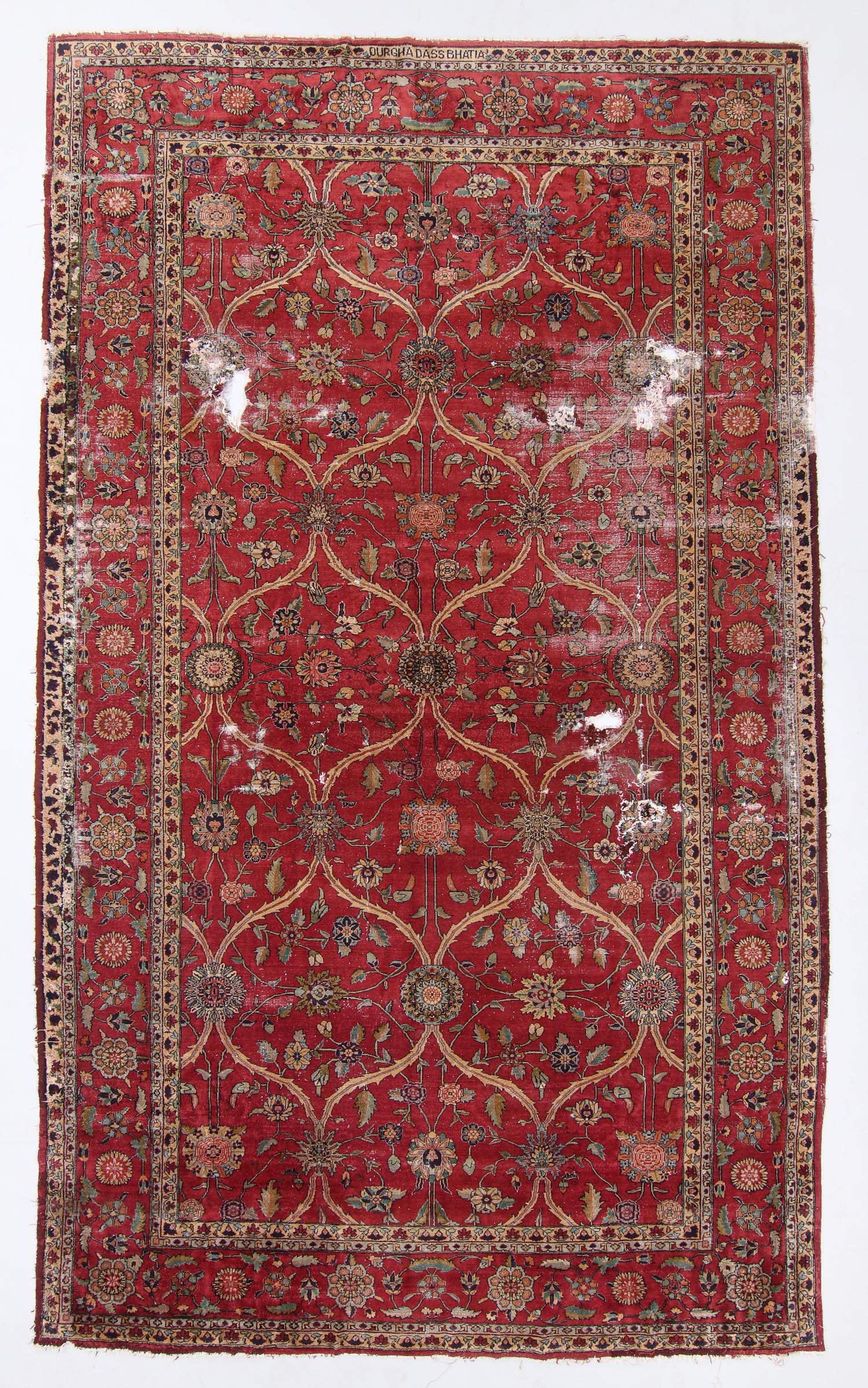 19th C. Amritsar Rug, India, 11'8'' x 18'5'' (1 of 5)