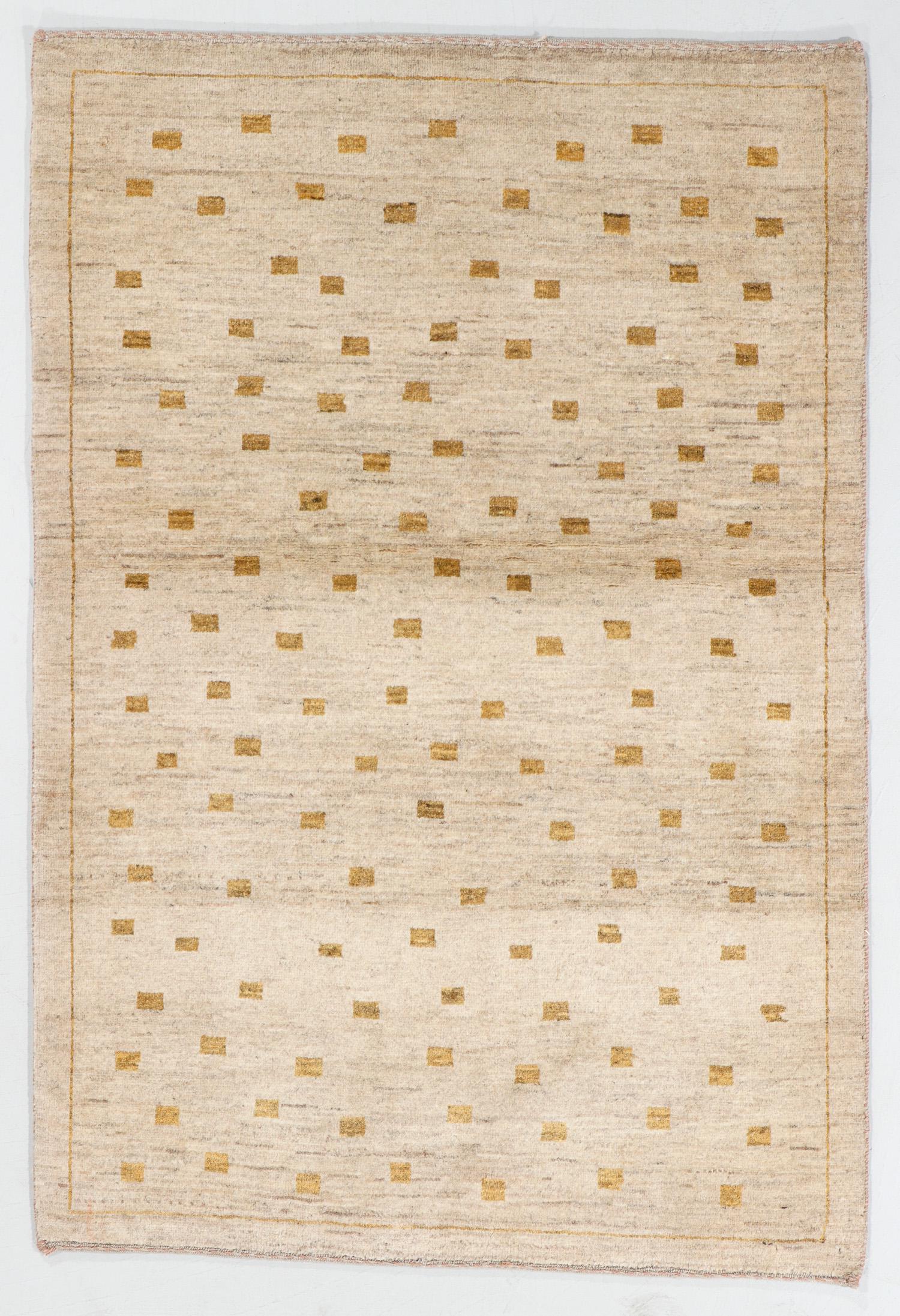 Gabbeh Rug, Persia, Late 20th C., 3'8'' x 5'6'' (1 of 5)