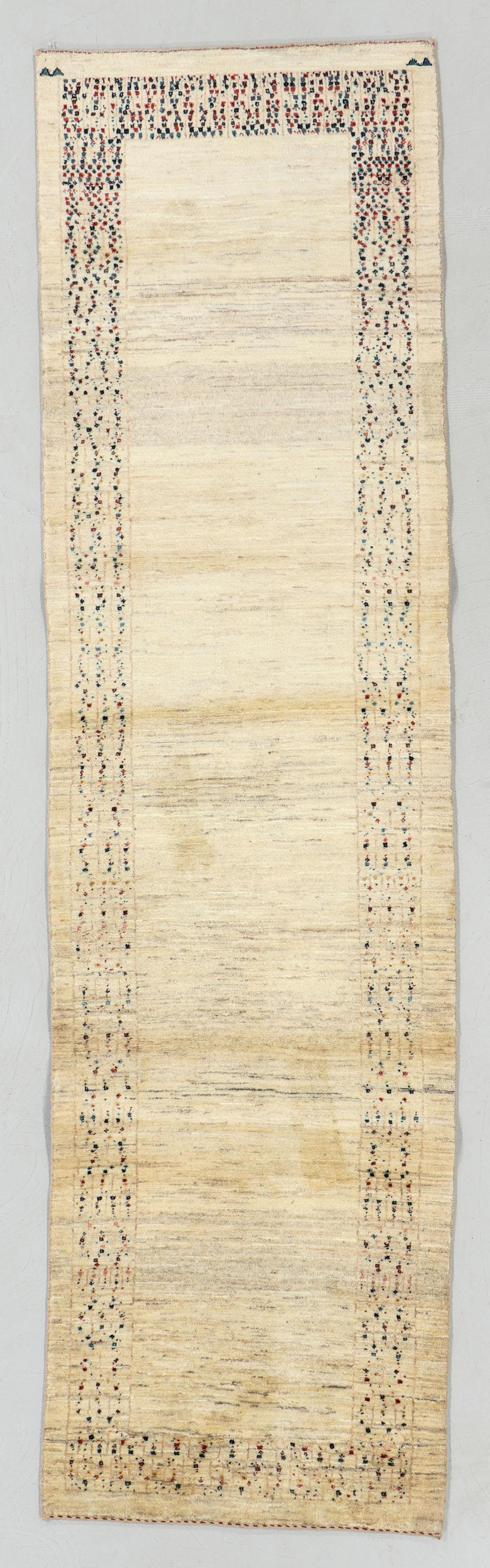 Gabbeh Rug, Persia, Late 20th C., 2'7'' x 9'6'' (1 of 6)
