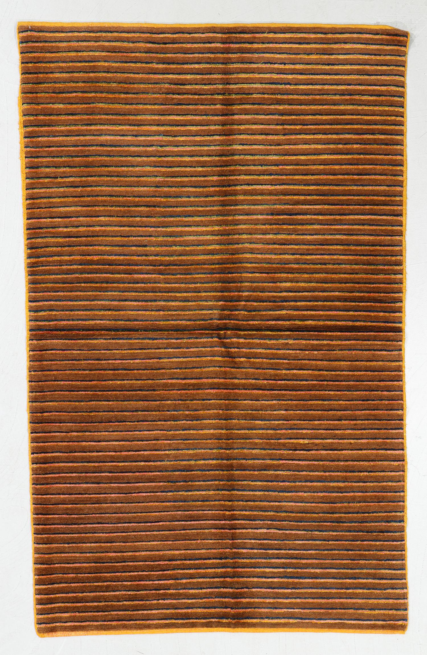 Modern Mid Century Style Rug, Nepal, 3'9'' x 5'10'' (1 of 5)