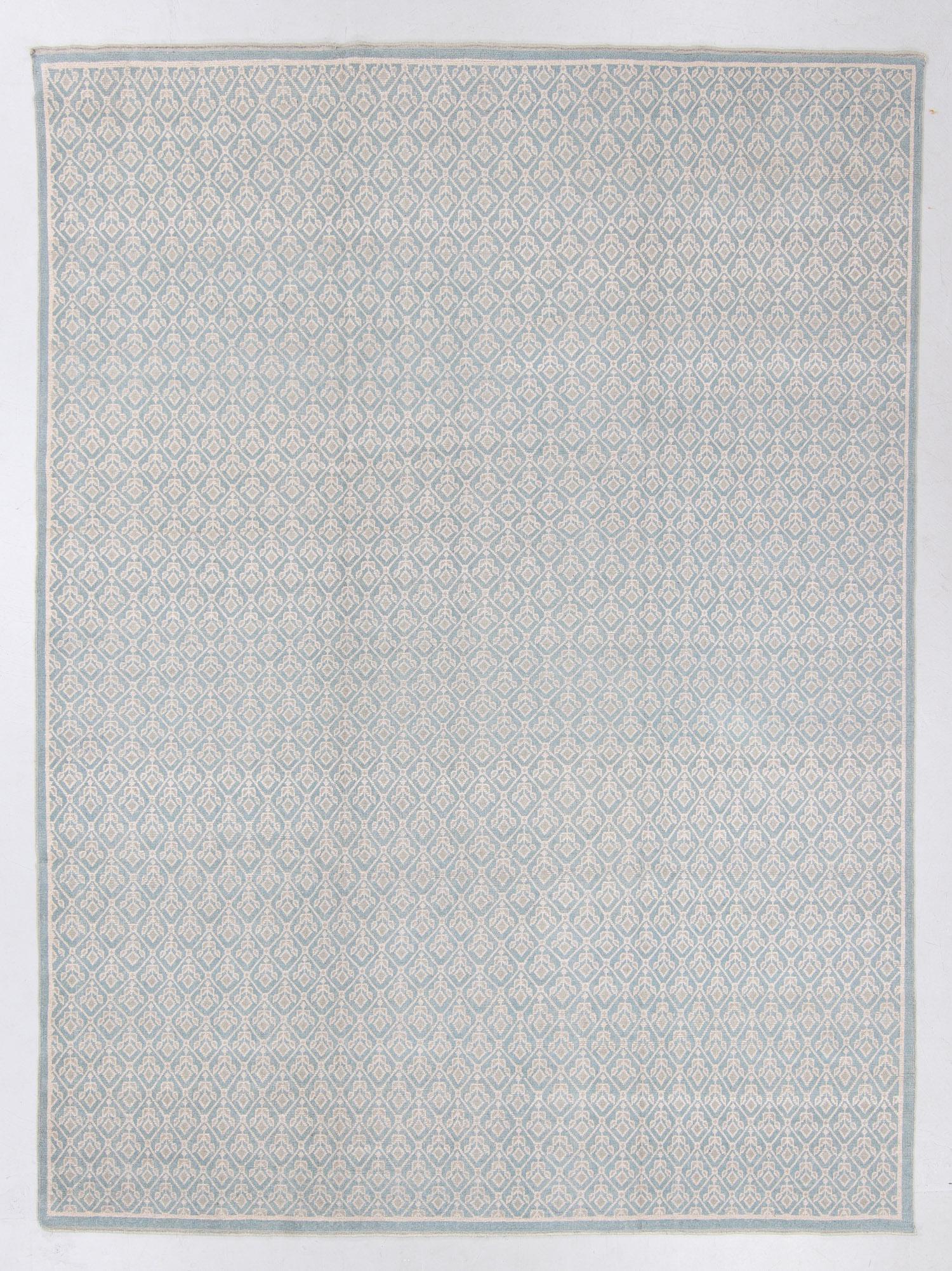 Modernist Tibetan Rug, Nepal, 8'11'' x 12'1'': Modernist Tibetan Rug, Nepal, 8'11'' x 12'1'' (272 x 368 cm). Weight: 39 lbs. Wool. Note: There Are No Hidden or Confidential Reserves in this Auction; All Acceptable Bidding Commences at the Online S