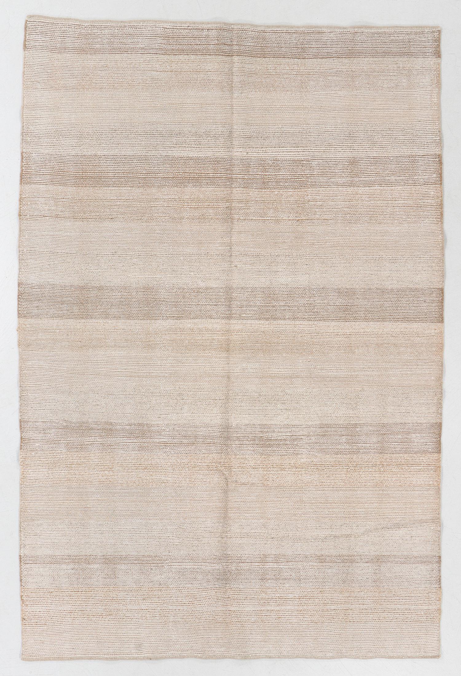 Modernist Flatweave Rug, Nepal, 5'11'' x 8'11'': Modernist Flatweave Rug, Nepal, 5'11'' x 8'11'' (180 x 272 cm). Weight: 23 lbs. Wool. Note: There Are No Hidden or Confidential Reserves in this Auction; All Acceptable Bidding Commences at the Online