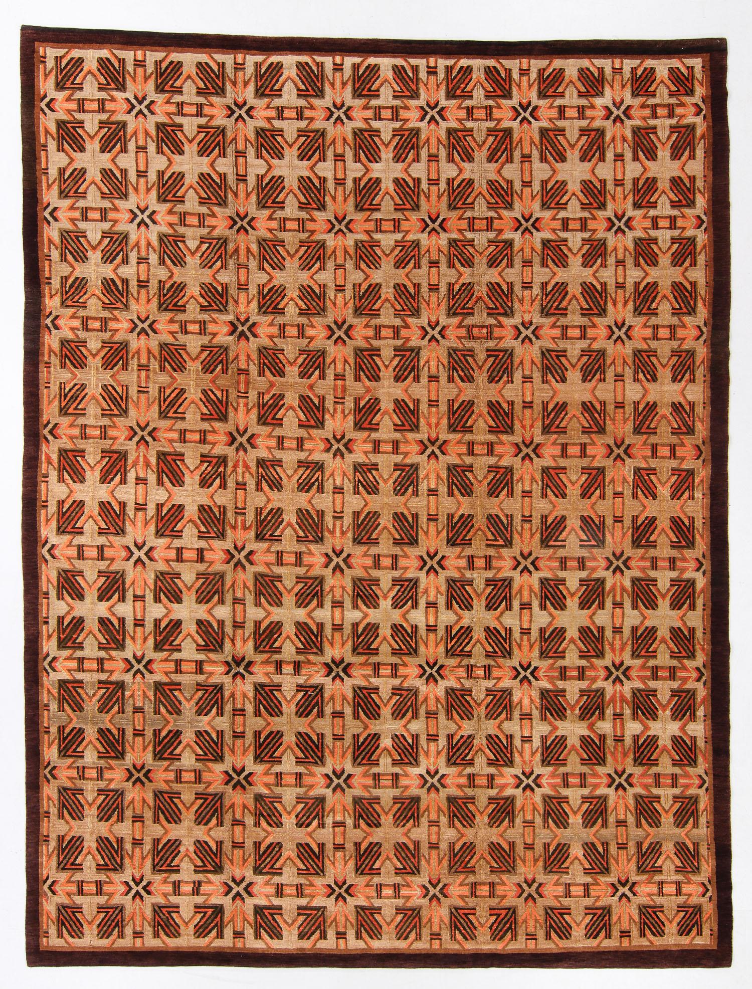 Modern Ningxia Style Rug, Nepal, 9'3'' x 12'2'' (1 of 5)