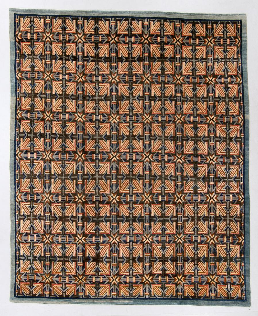 Modern Ningxia Style Rug, Nepal, 9'2'' x 11'3'' (1 of 5)