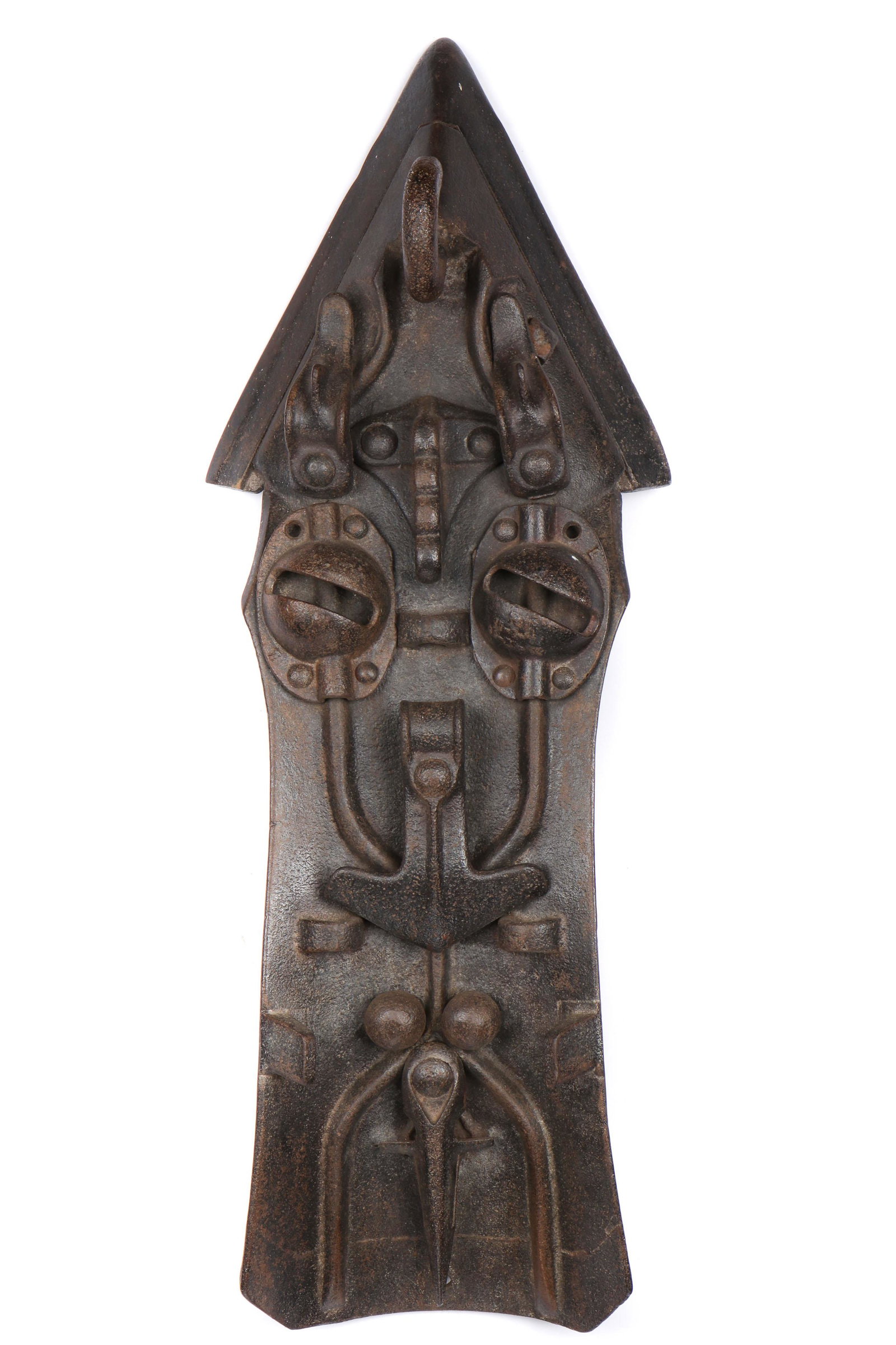 Edward Renouf (American, 1906-1999) Sculpture: Edward Renouf (American, 1906-1999) Untitled, Sculpture, c. 1982, sundry welded steel. Size: 32.75'' x 12'' x 6.75'' (83 x 30 x 17 cm). Provenance: Collection of Allan Stone, New York.