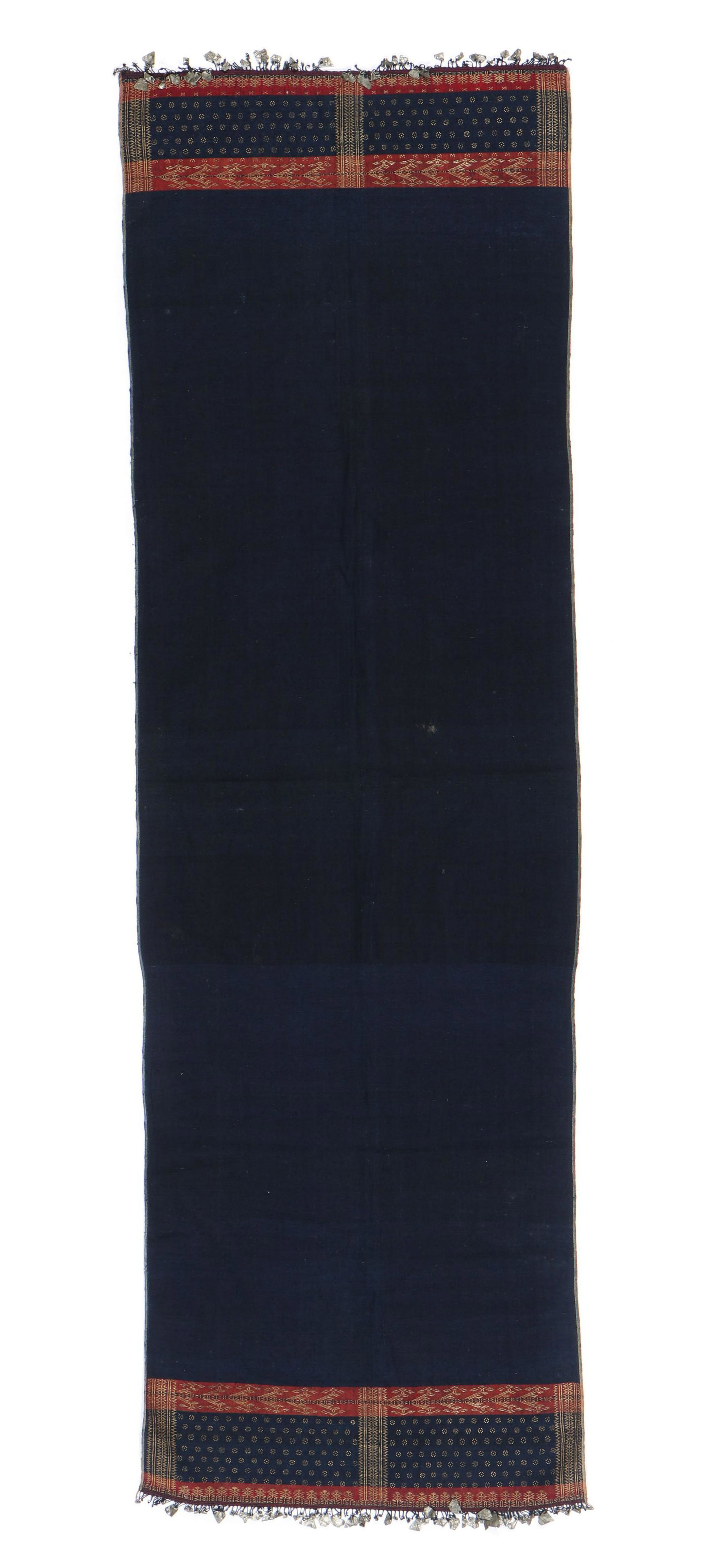 Antique Indonesian Handspun Cotton Shoulder Cloth (1 of 7)