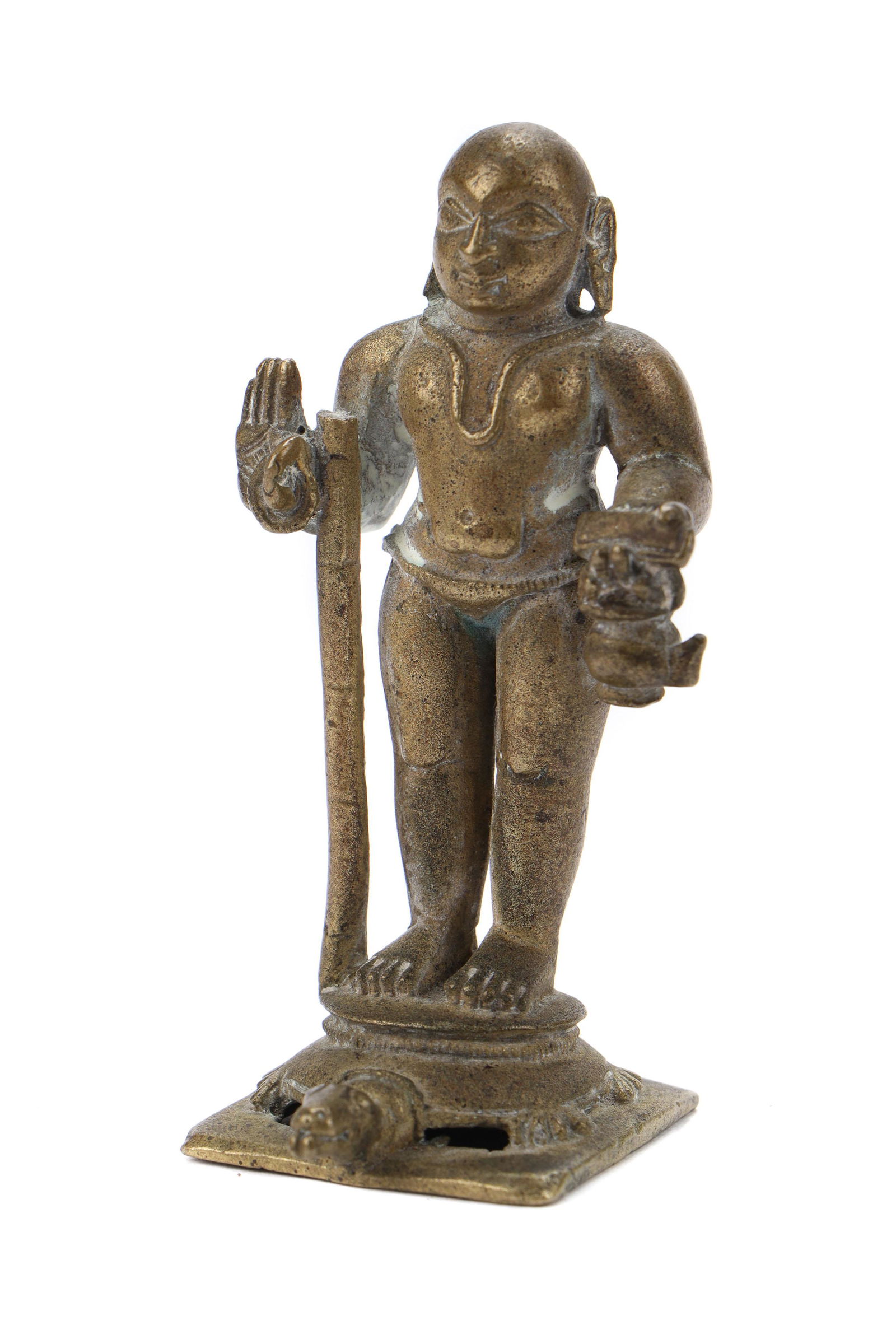 Fine Antique Indian Bronze Figure of Madhvacharya (1 of 6)