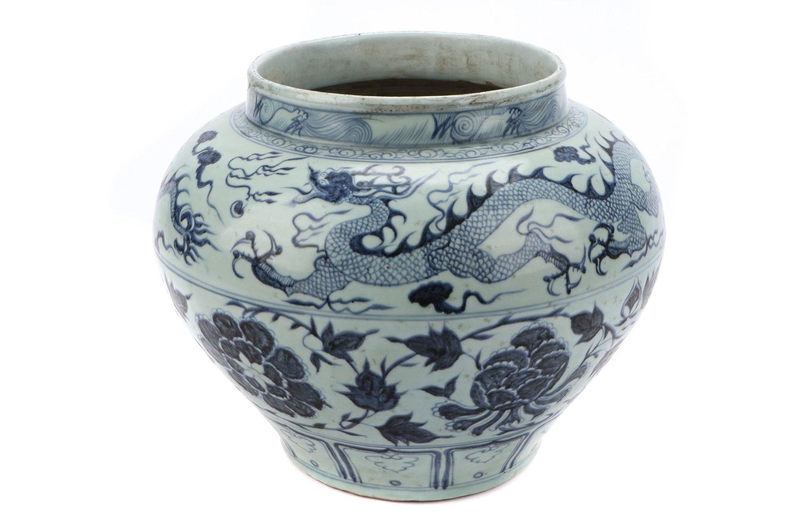 Chinese Ming Style Porcelain Blue and White Jar (1 of 7)