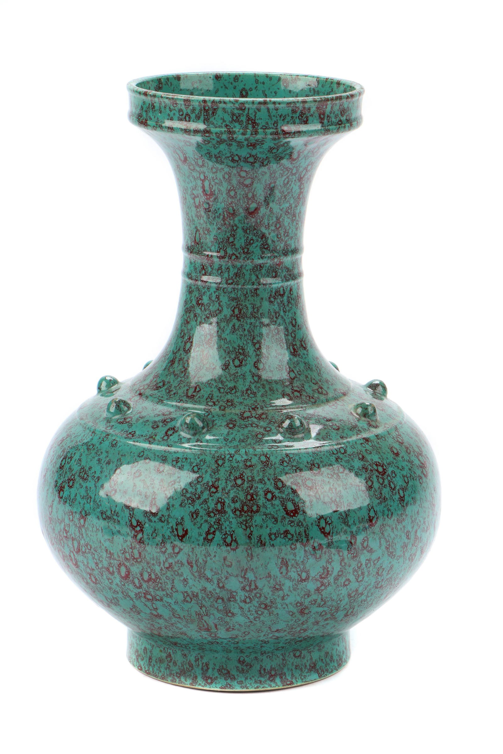 Chinese Porcelain Robin Egg Glaze Vase (1 of 7)