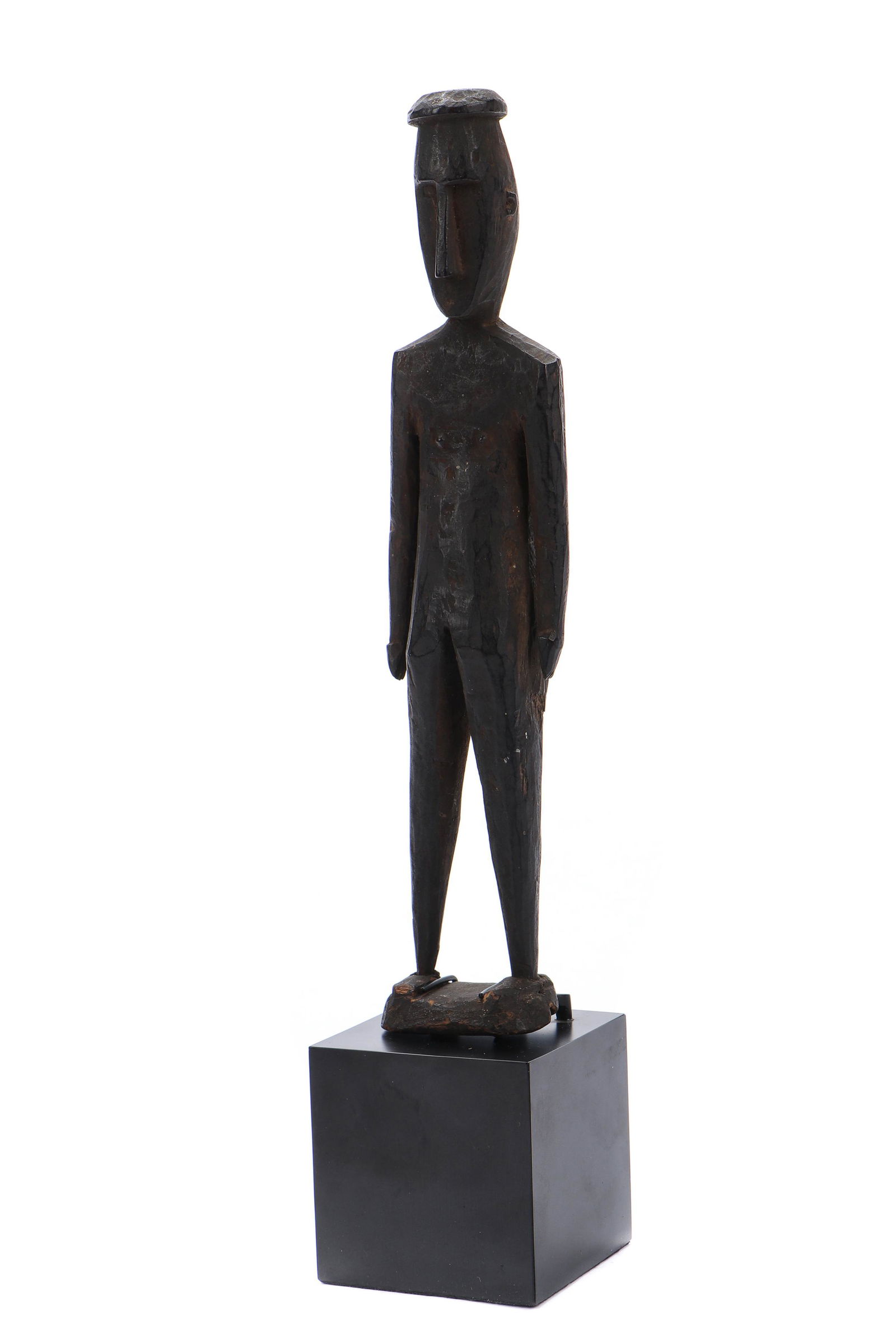 Indonesian Standing Wood Figure, Atauro Island (1 of 7)