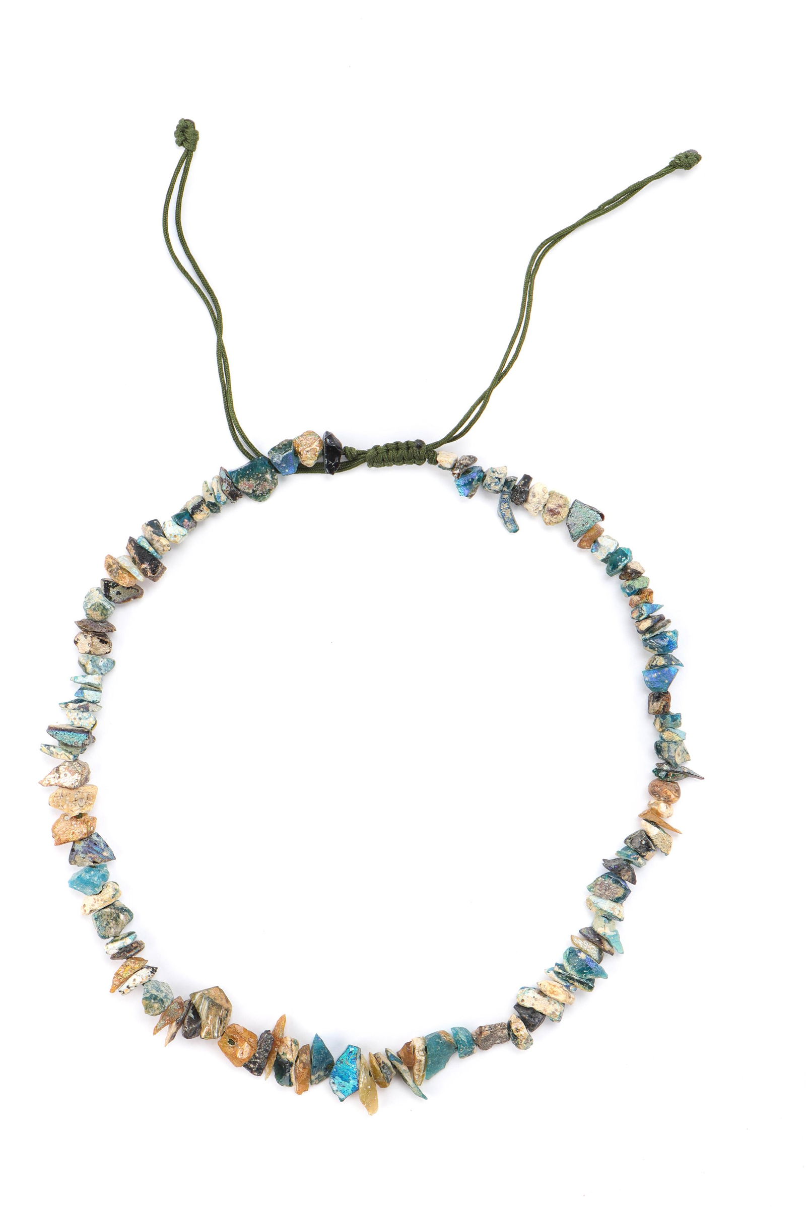 Unique Necklace of Roman Glass Shard Beads, China (1 of 5)