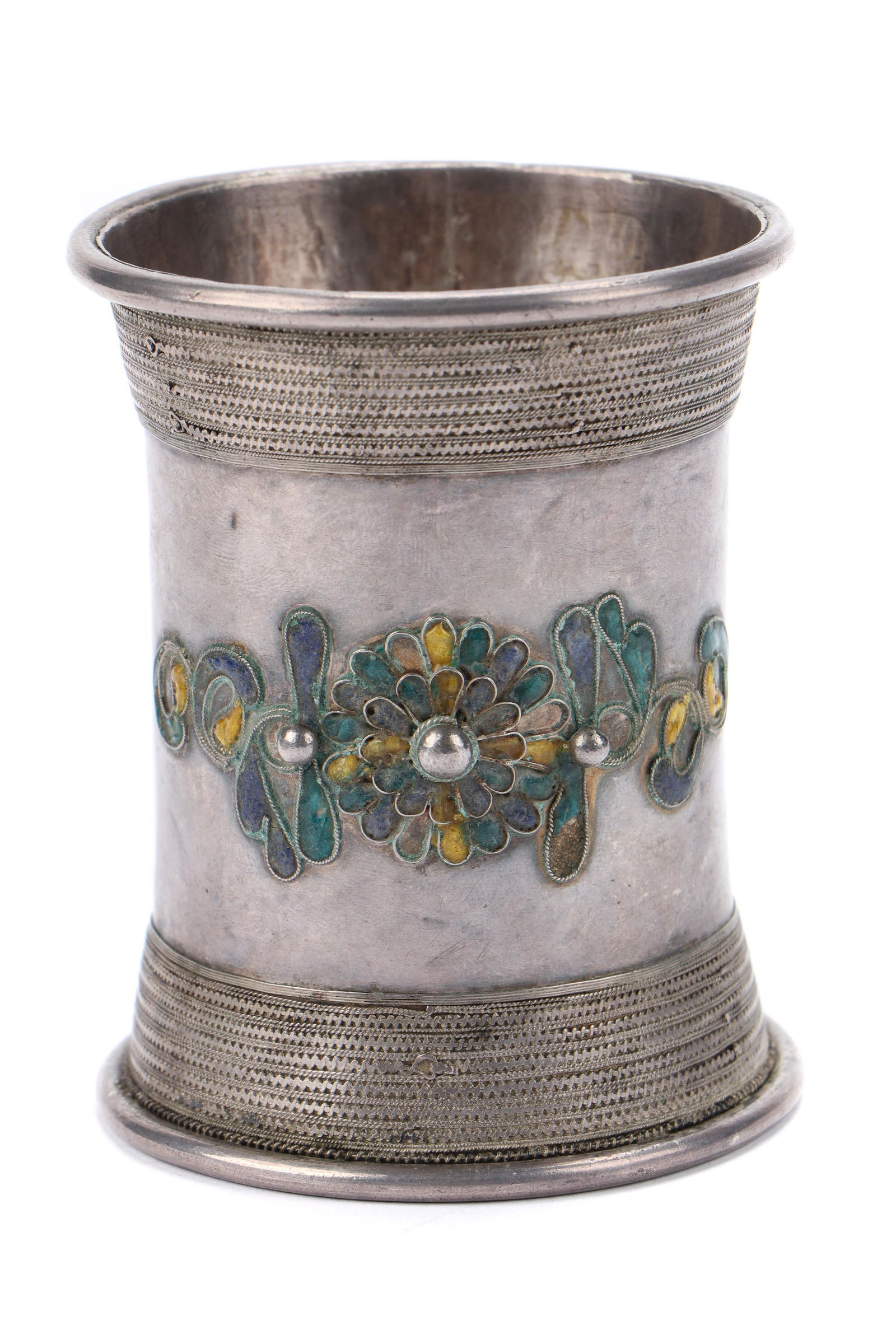 Enameled Silver Bracelet, Laos, 19th c. (1 of 4)