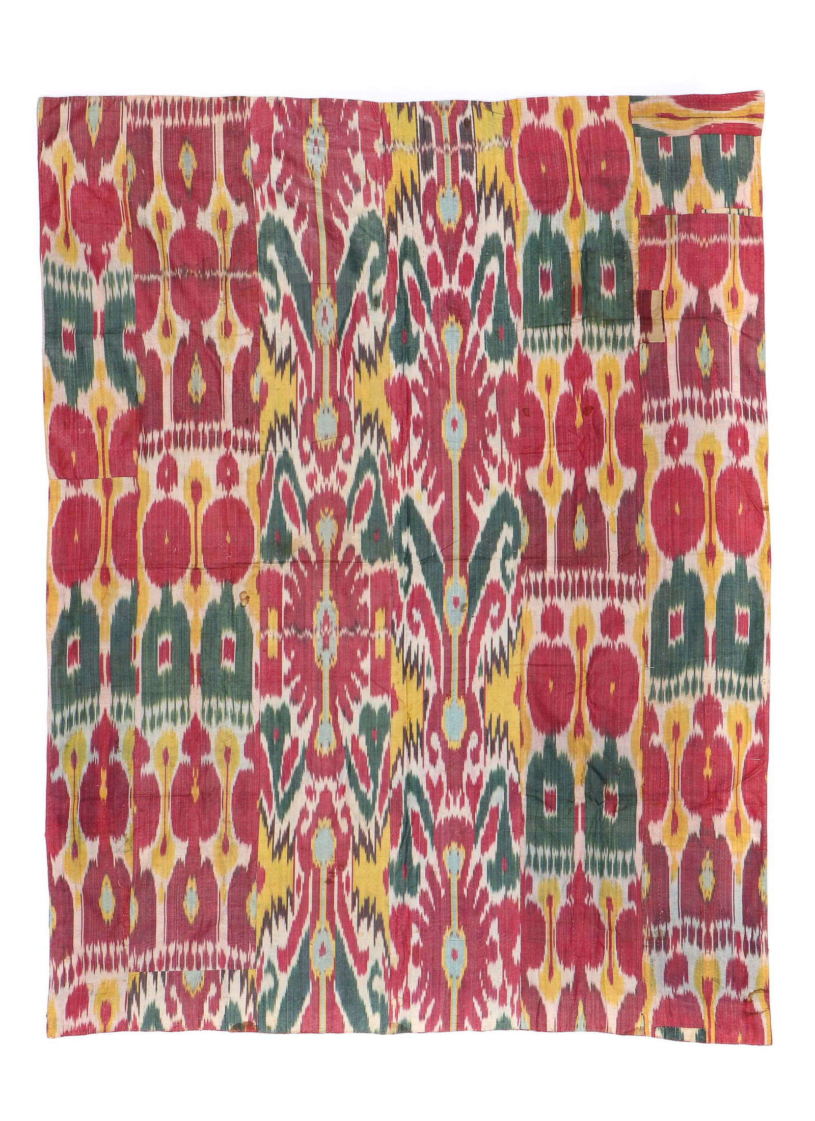 Antique Uzbek Silk Ikat Textile (1 of 10)