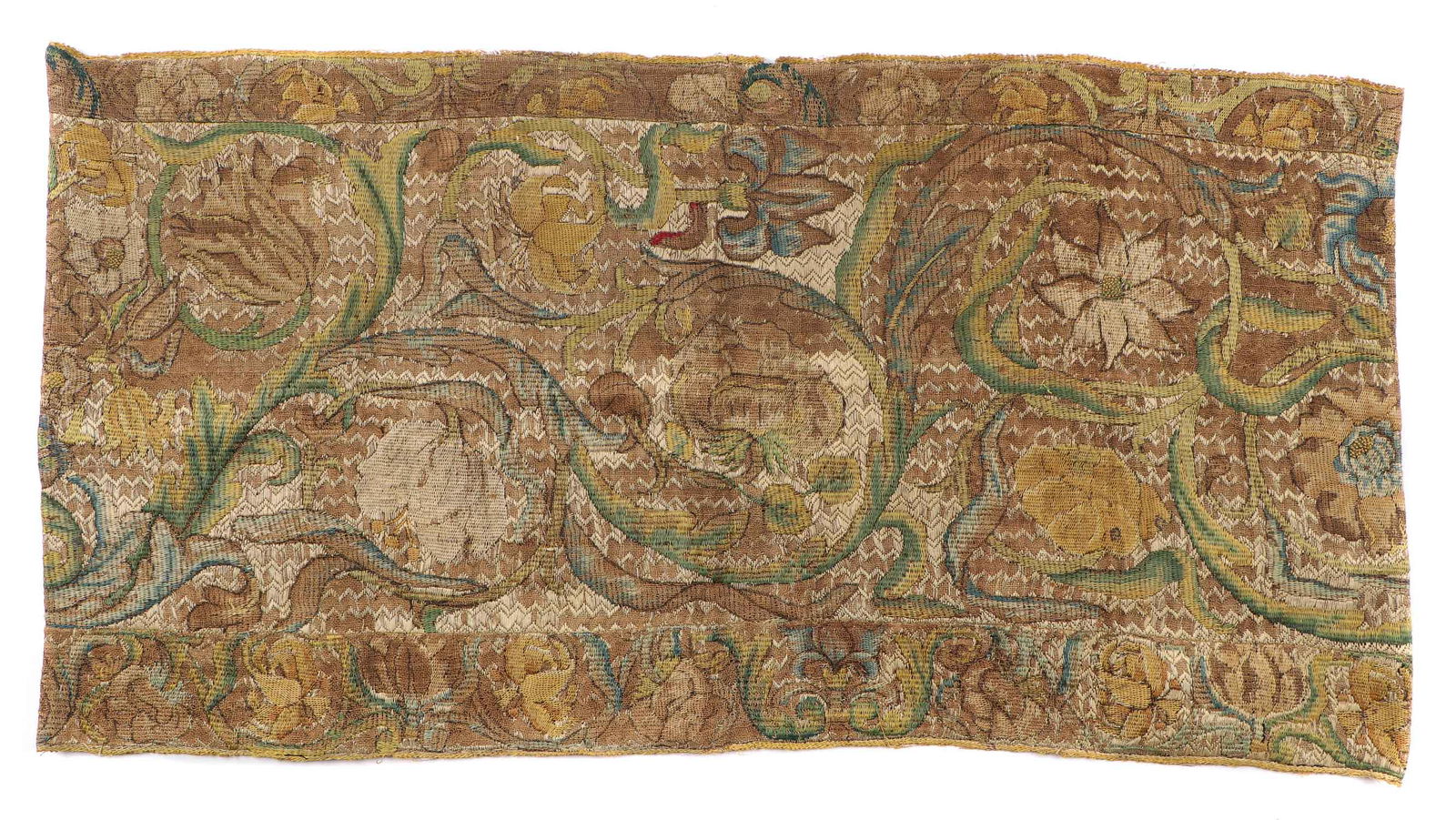 17th C. European Textile Fragment (1 of 9)