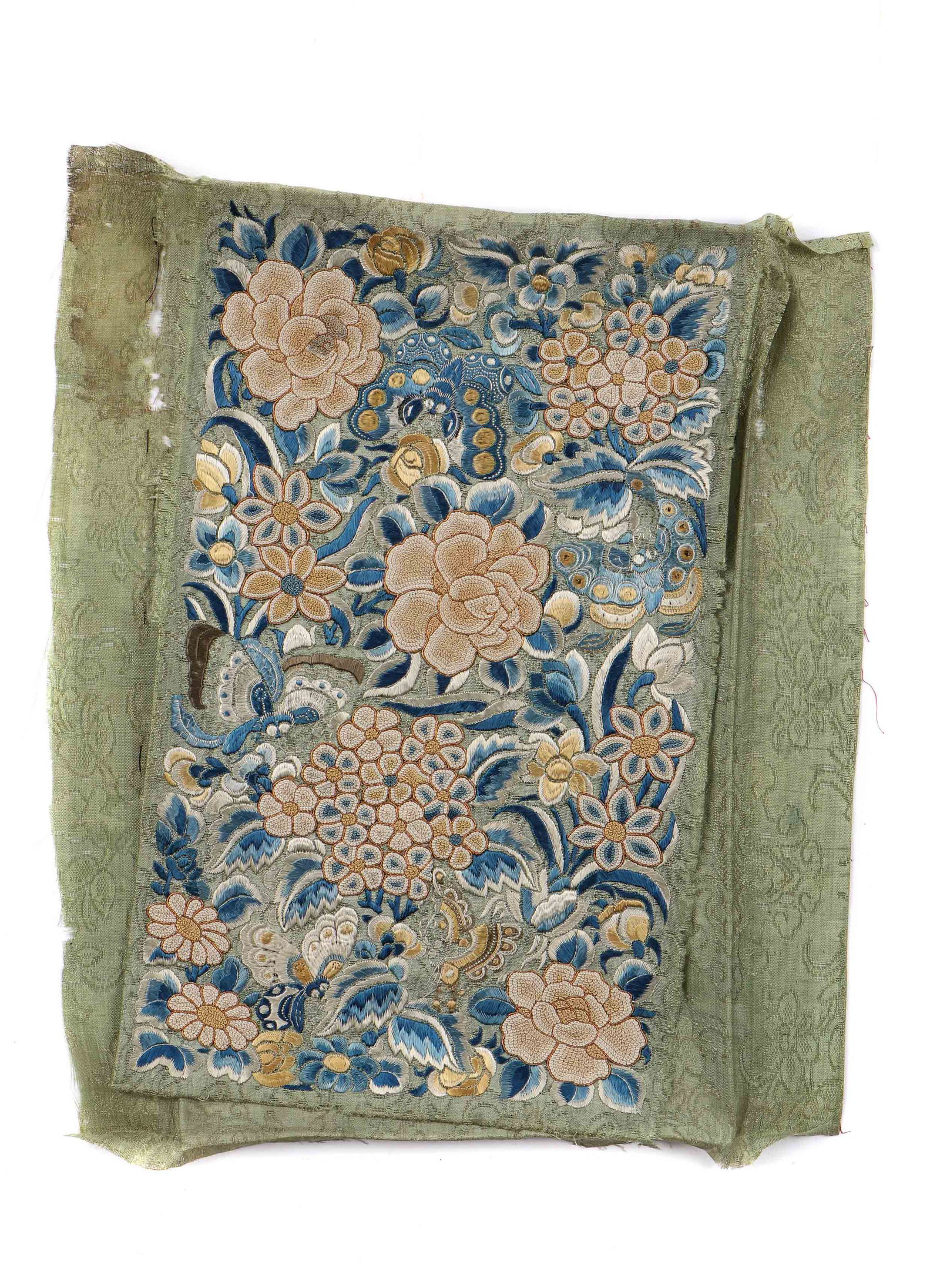 Antique Chinese Forbidden Stitch Textile (1 of 7)