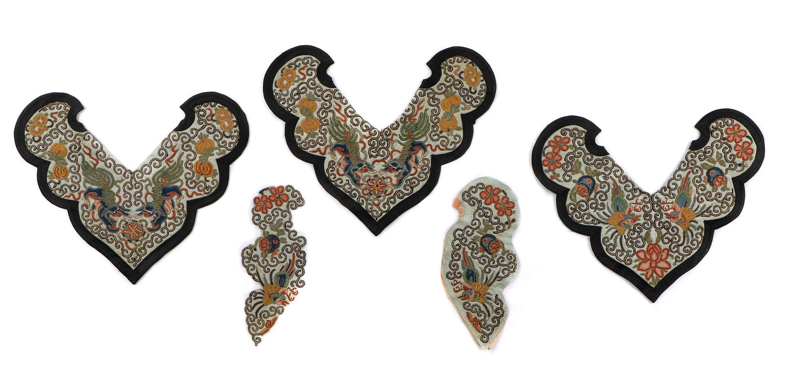 Antique Chinese Embroidered Textile Collars (1 of 7)