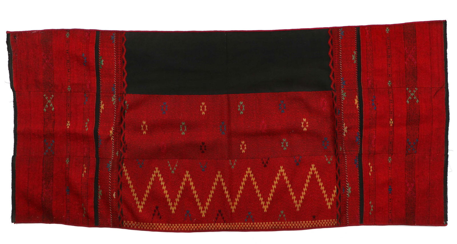 Kachin Cotton and Goat Wool Skirt, Burma (1 of 9)