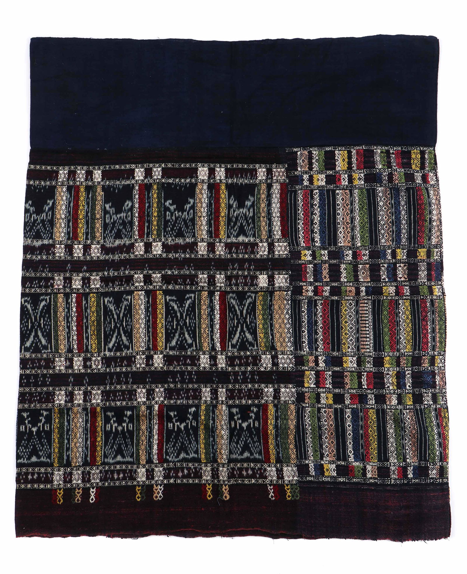 Rare Tai Daeng Skirt with Ikat, Laos, 19th c. (1 of 9)