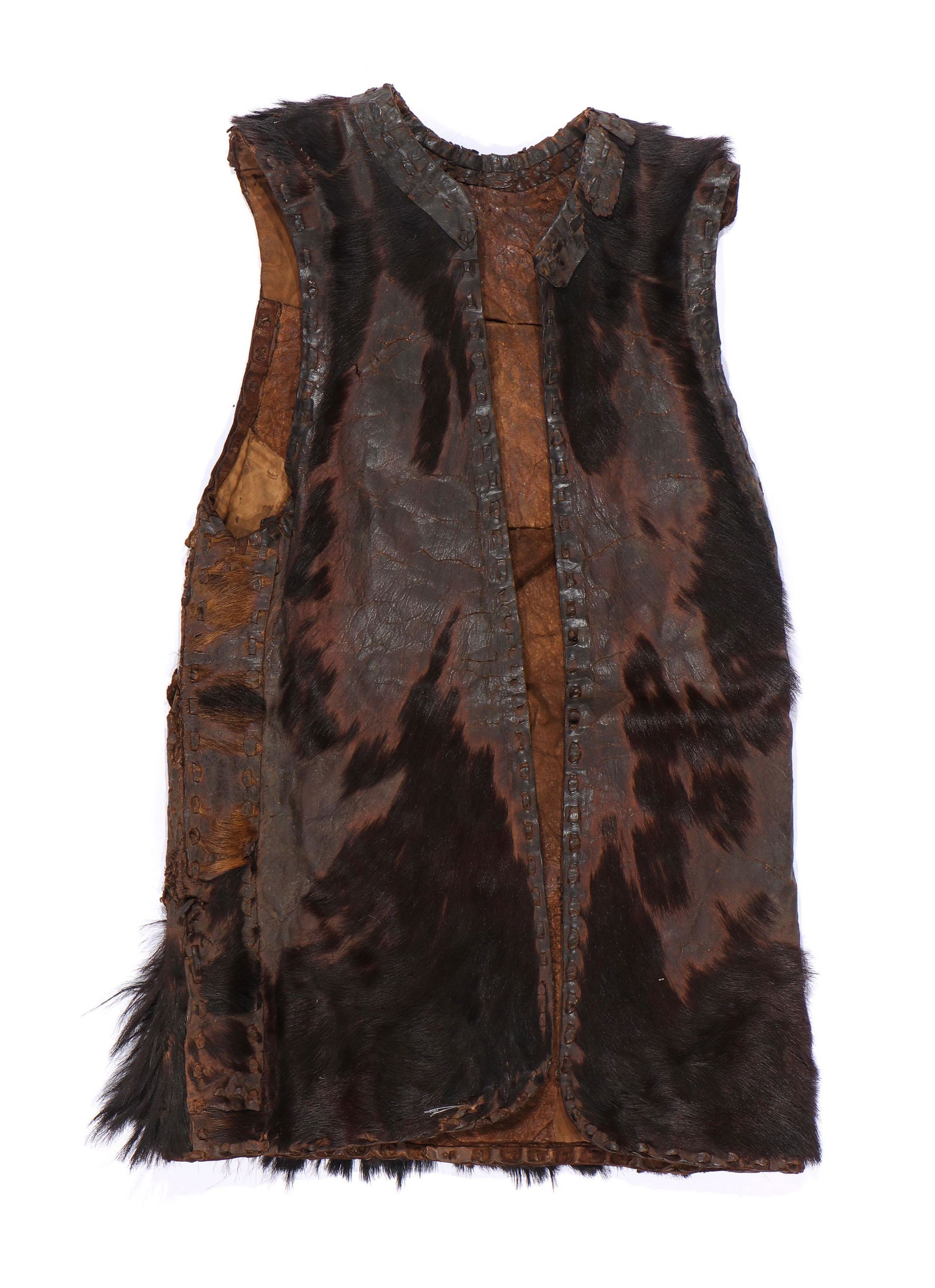 Rare Yi Leather Vest, China (1 of 7)