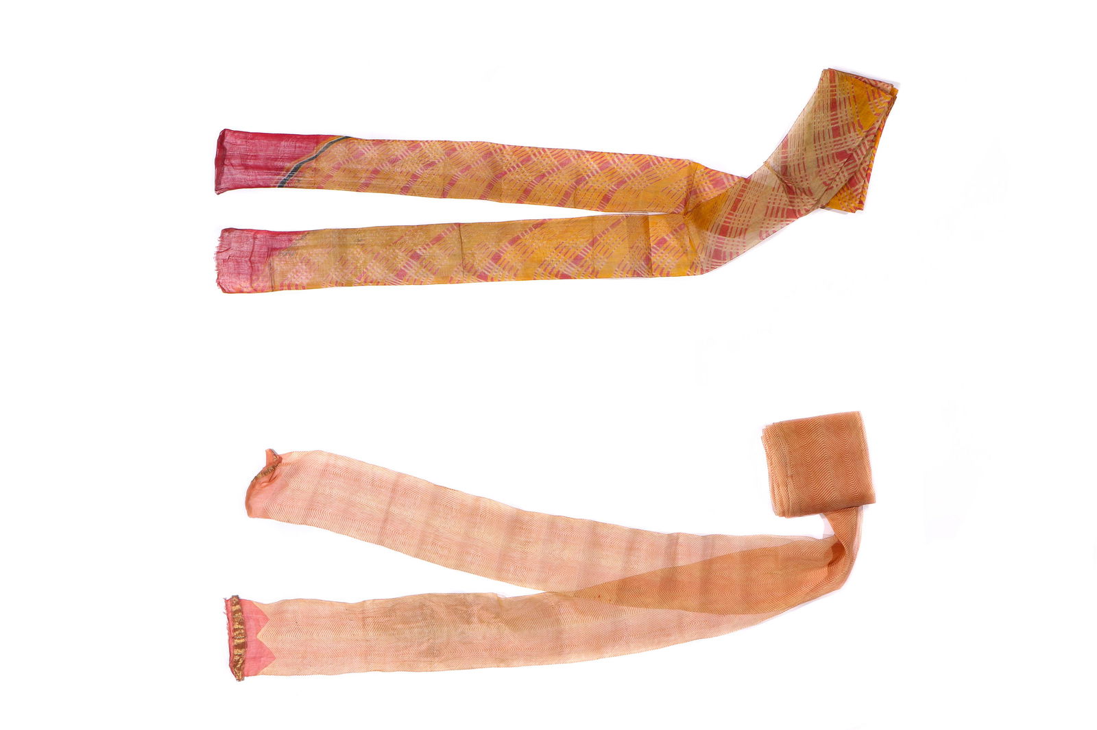 Two Antique Indian Cotton Turbans, Rajasthan (1 of 8)