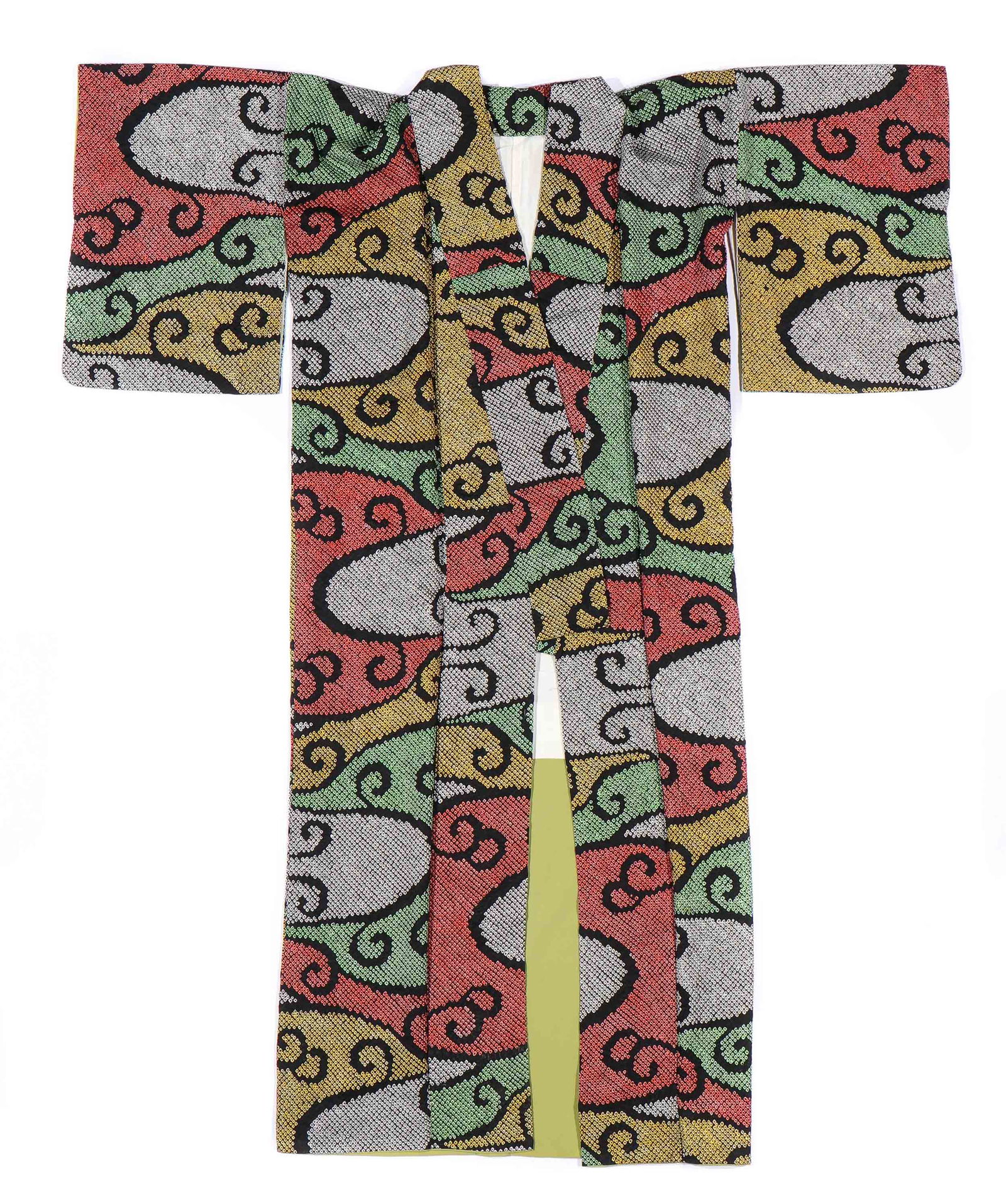 Antique Japanese Womanâ€™s Silk Kimono (1 of 9)