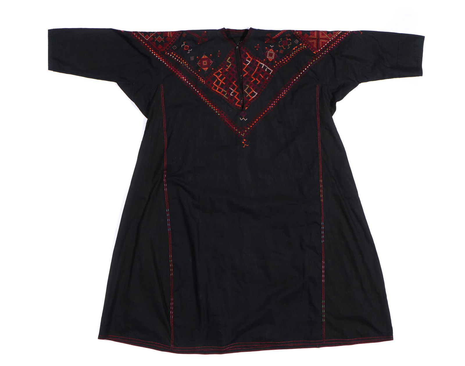 Antique Syrian Woman's Dress with Silk Embroidery (1 of 9)