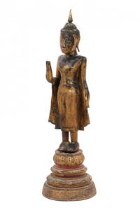 Antique Rattanakosin Buddha Statue, Thailand