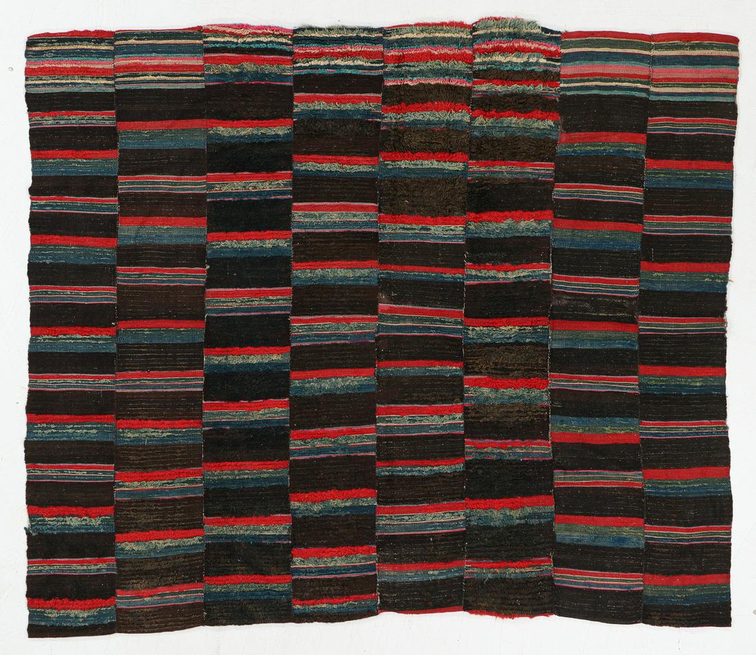 Rare Piled Blanket/Rug, Tibet, Late 19th C., 5'11'' x (1 of 5)