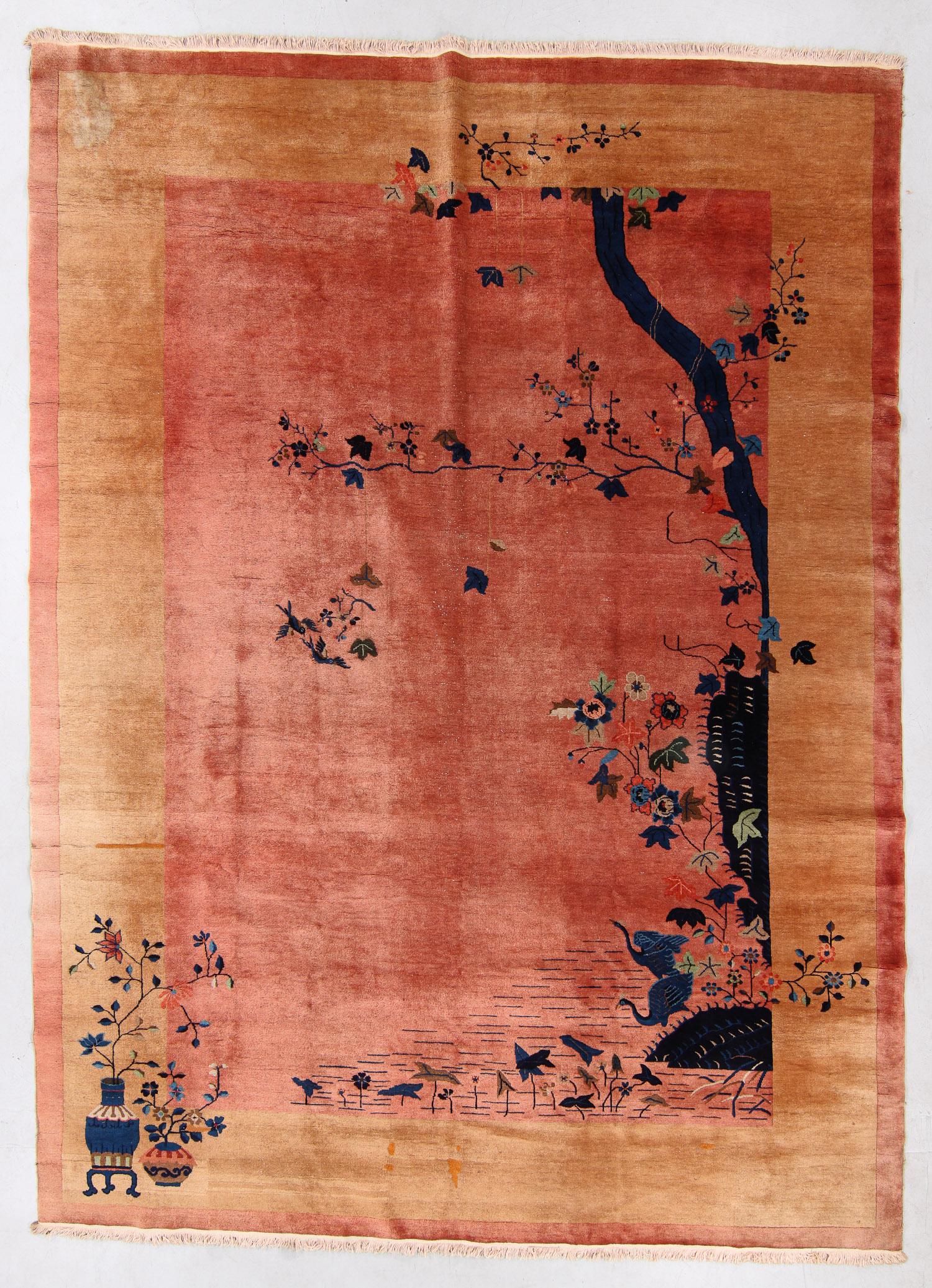 Art Deco Rug, China, Early 20th C., 10'0'' x 13'8'' (1 of 6)