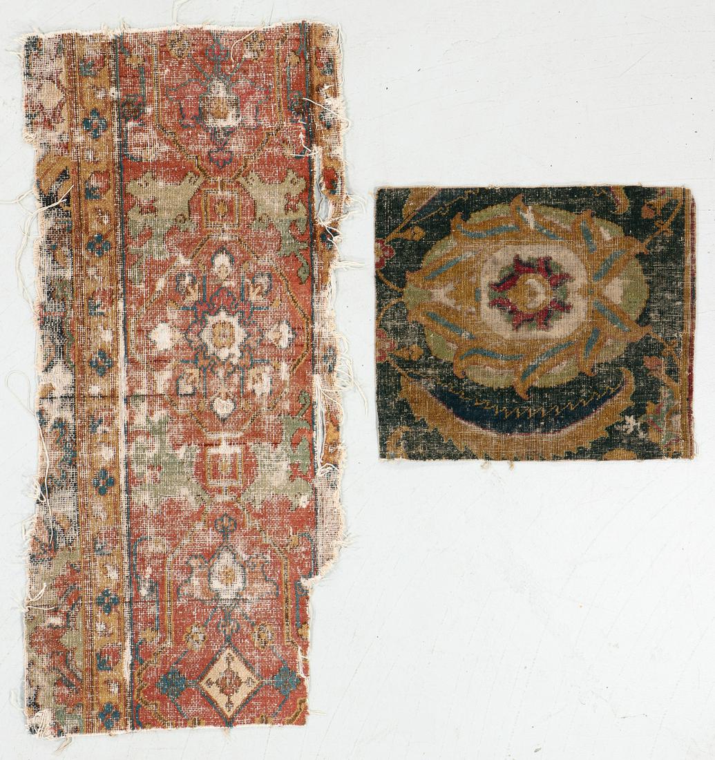 Two 16th/17th C. Rug Fragments, Central Persia (1 of 8)