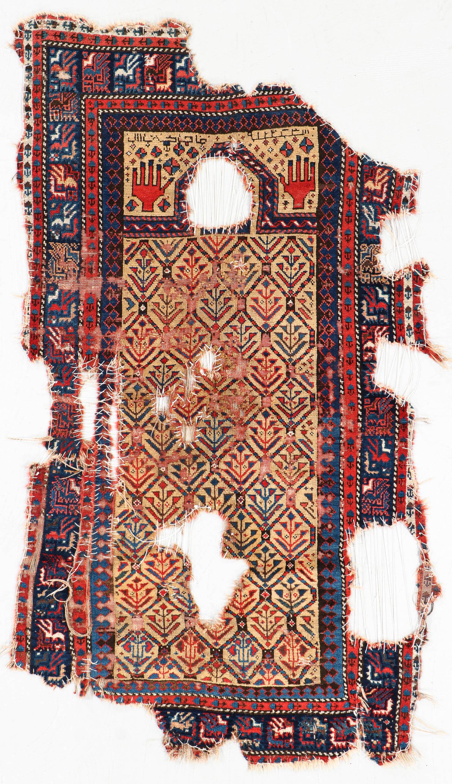 Shirvan Prayer Rug, Caucasus, 19th C., 3'10'' x 5'7'' (1 of 5)