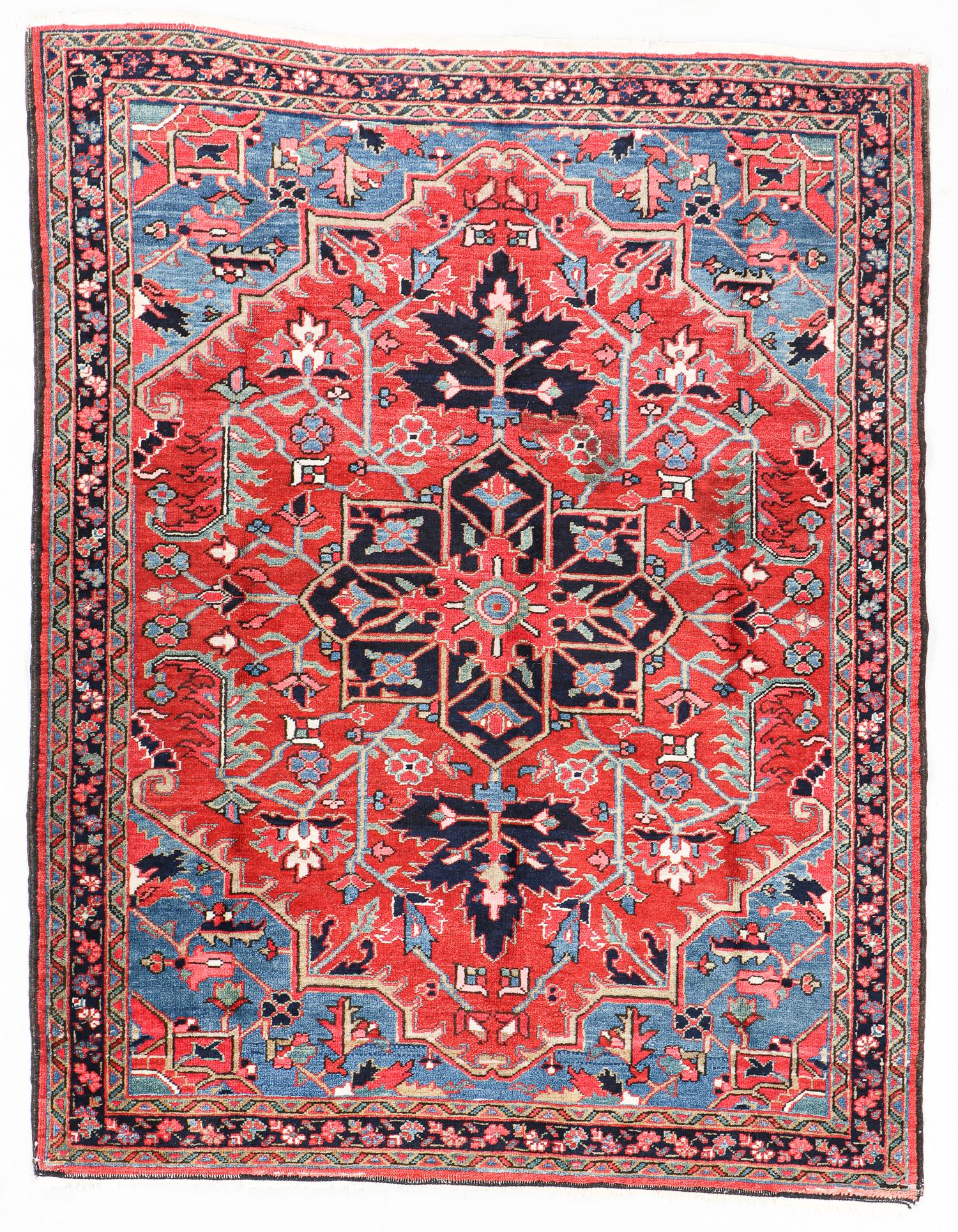 Heriz Rug, Persia, Circa 1900, 3'6'' x 4'7'' (1 of 5)
