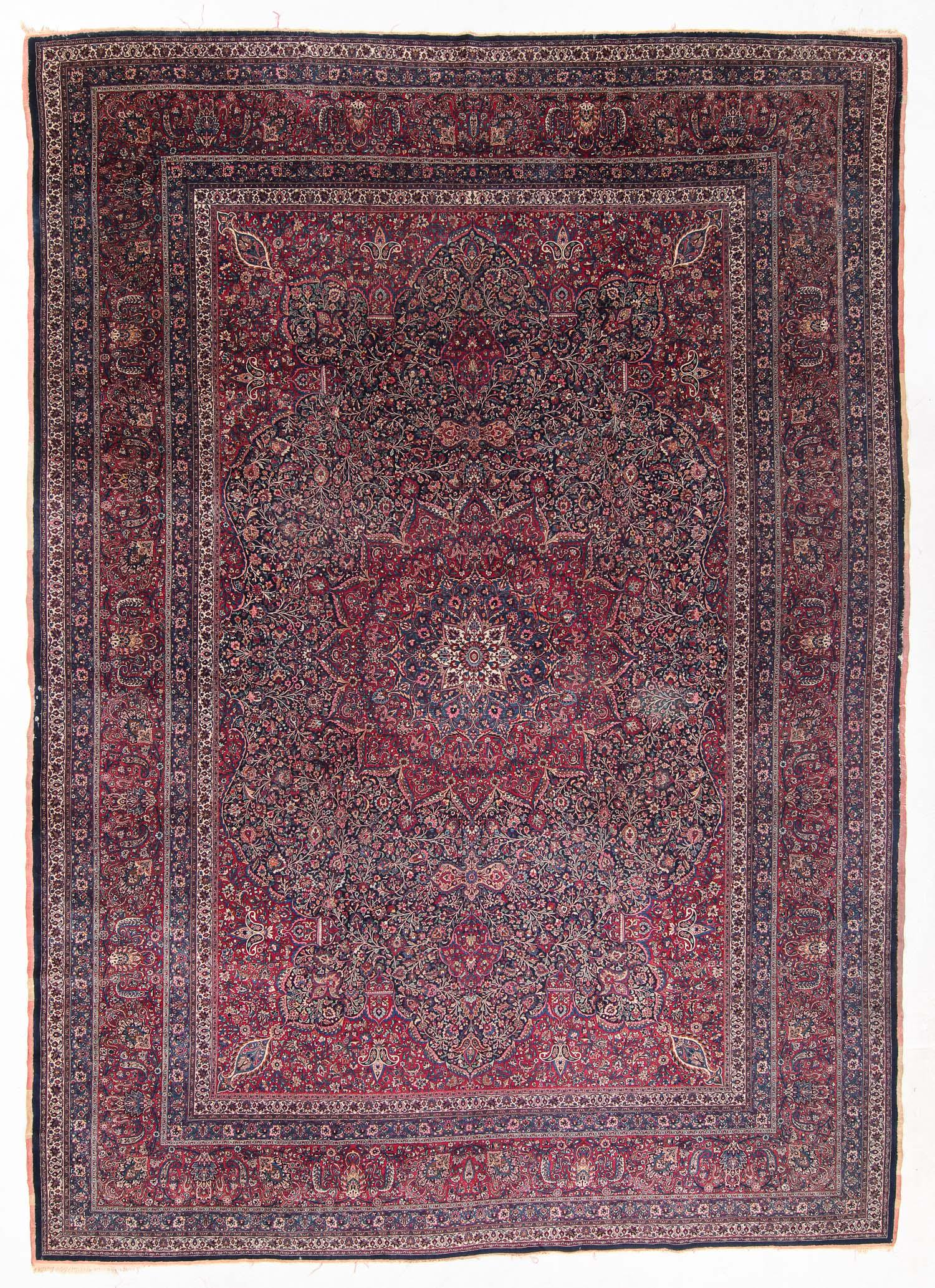 Fine Sabar Meshed Rug, Persia, Circa 1900, 11'0'' x (1 of 5)