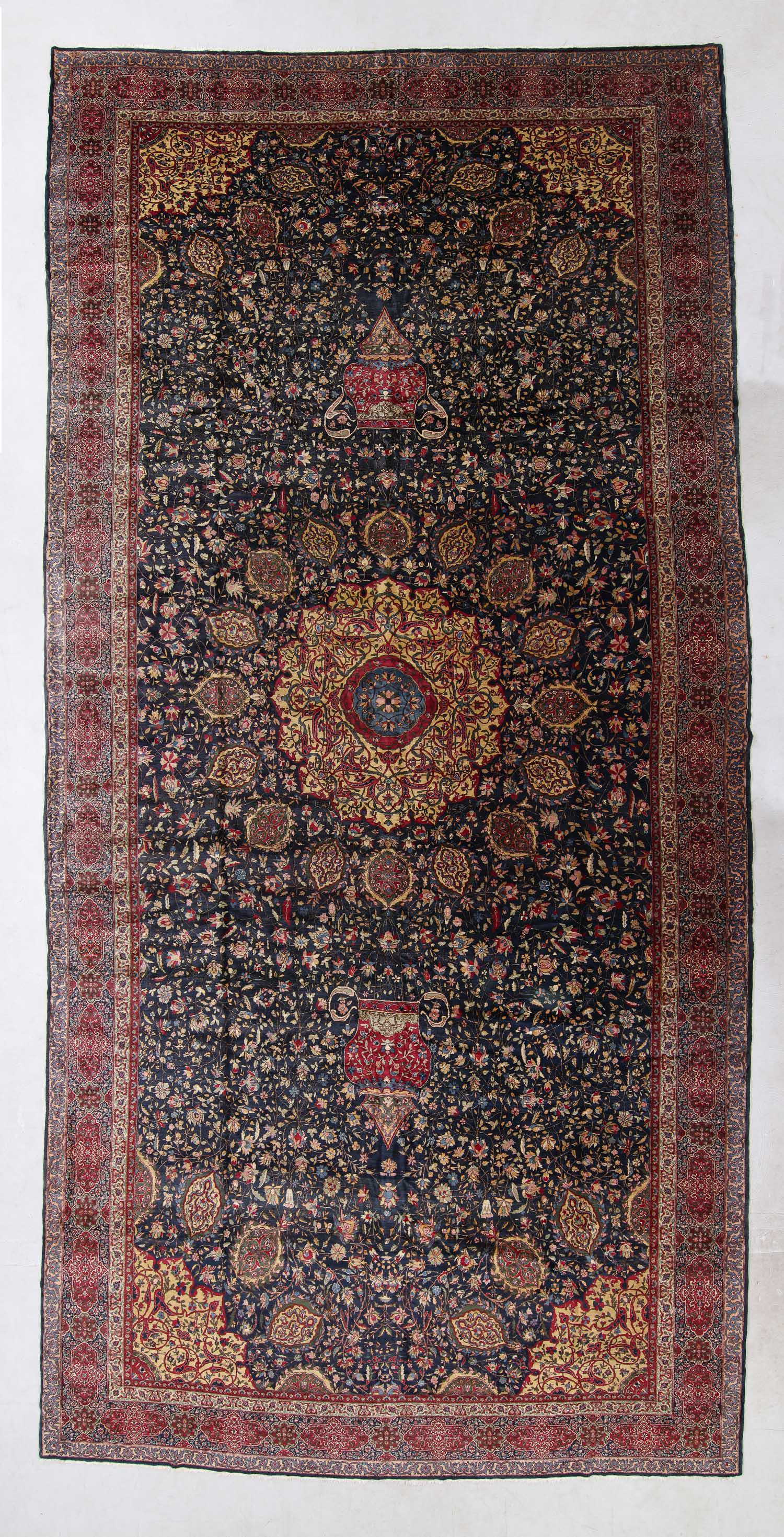 Palatial Hereke "Ardabil" Rug, Turkey, 13'1'' x 27'1'' (1 of 5)