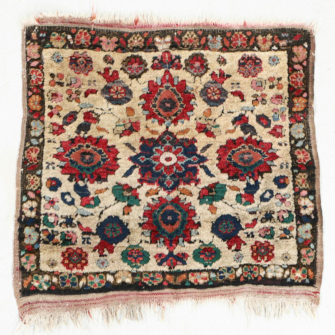 Baktiari Rug, Persia, Circa 1900, 2'1'' x 2'1'' (1 of 5)