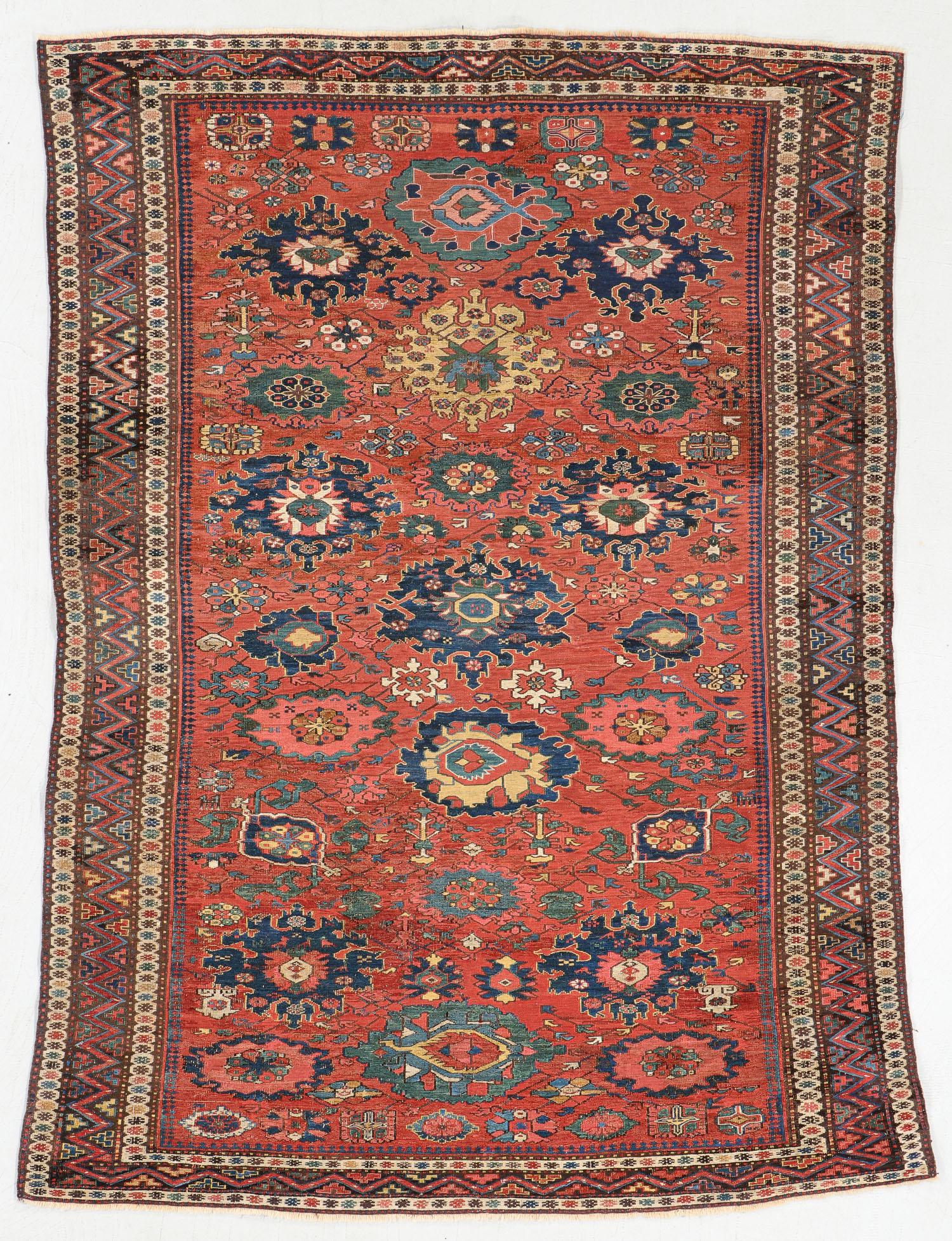 Sumak Rug, Caucasus, Circa 1880, 5'0'' x 6'6'' (1 of 4)