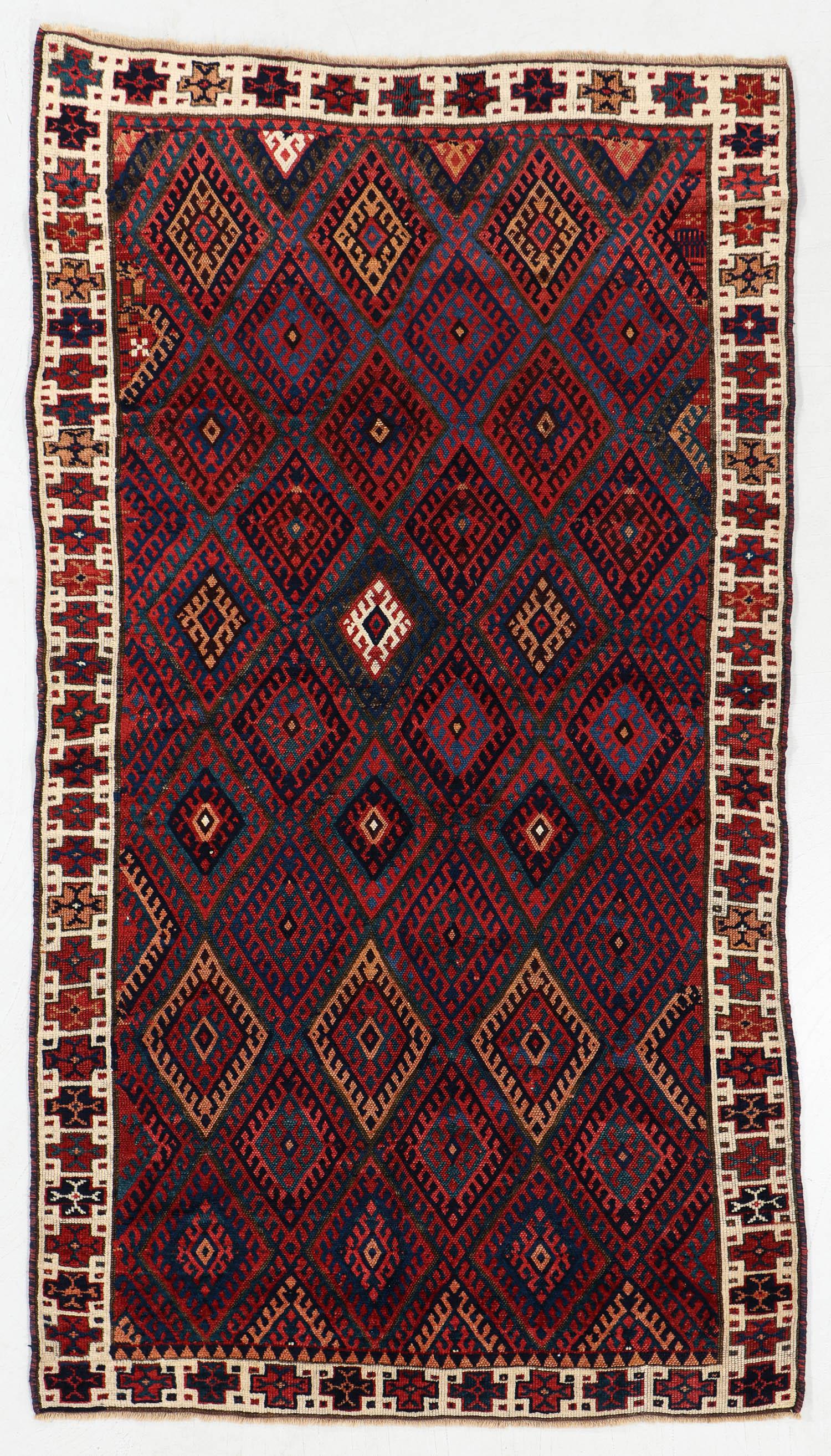 Jaff Kurd Rug, Persia, Late 19th C., 4'2'' x 7'5'' (1 of 5)
