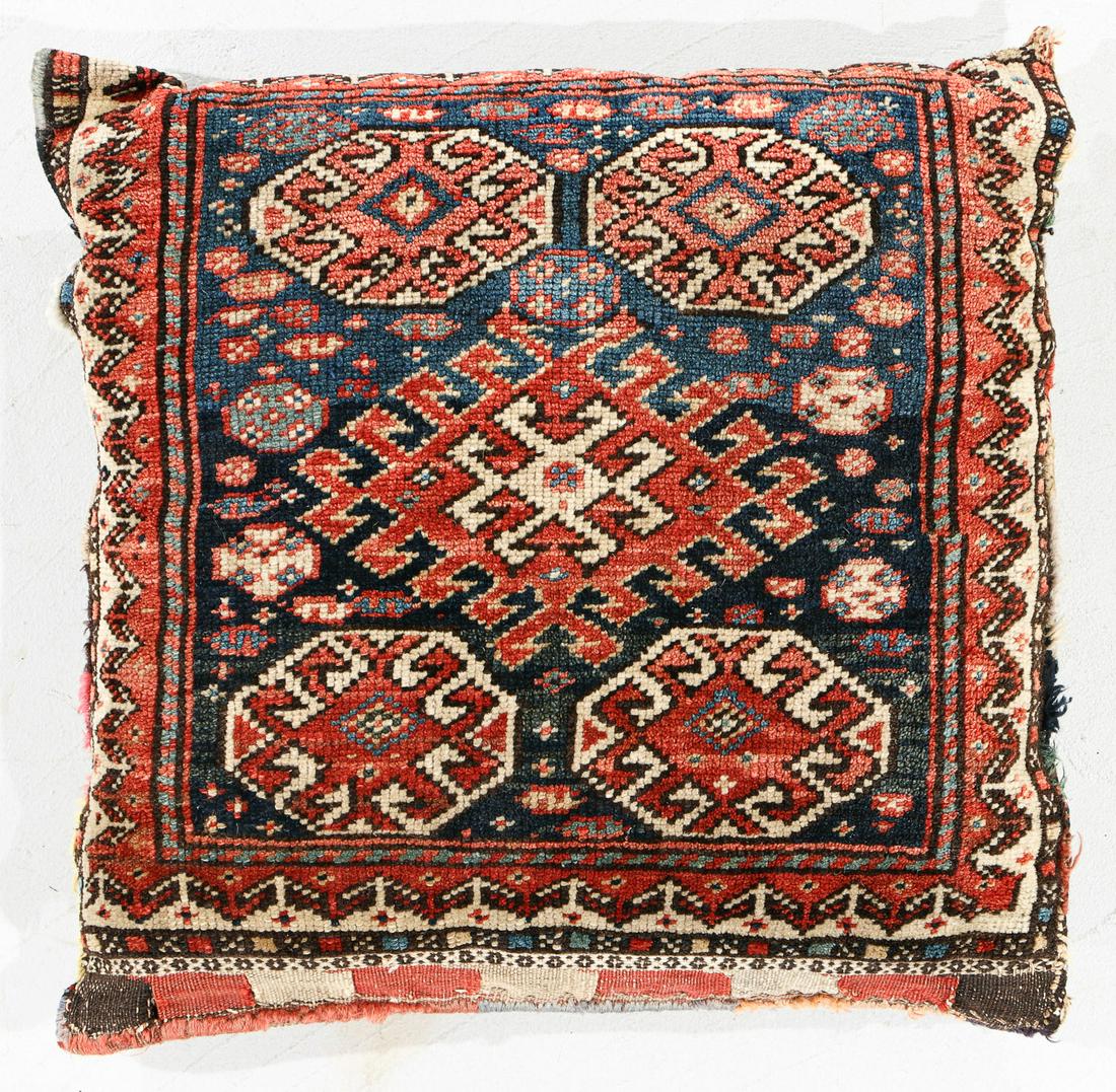 West Persian Veramin Pillow, Late 19th C., 1'8'' x 1'8' (1 of 5)