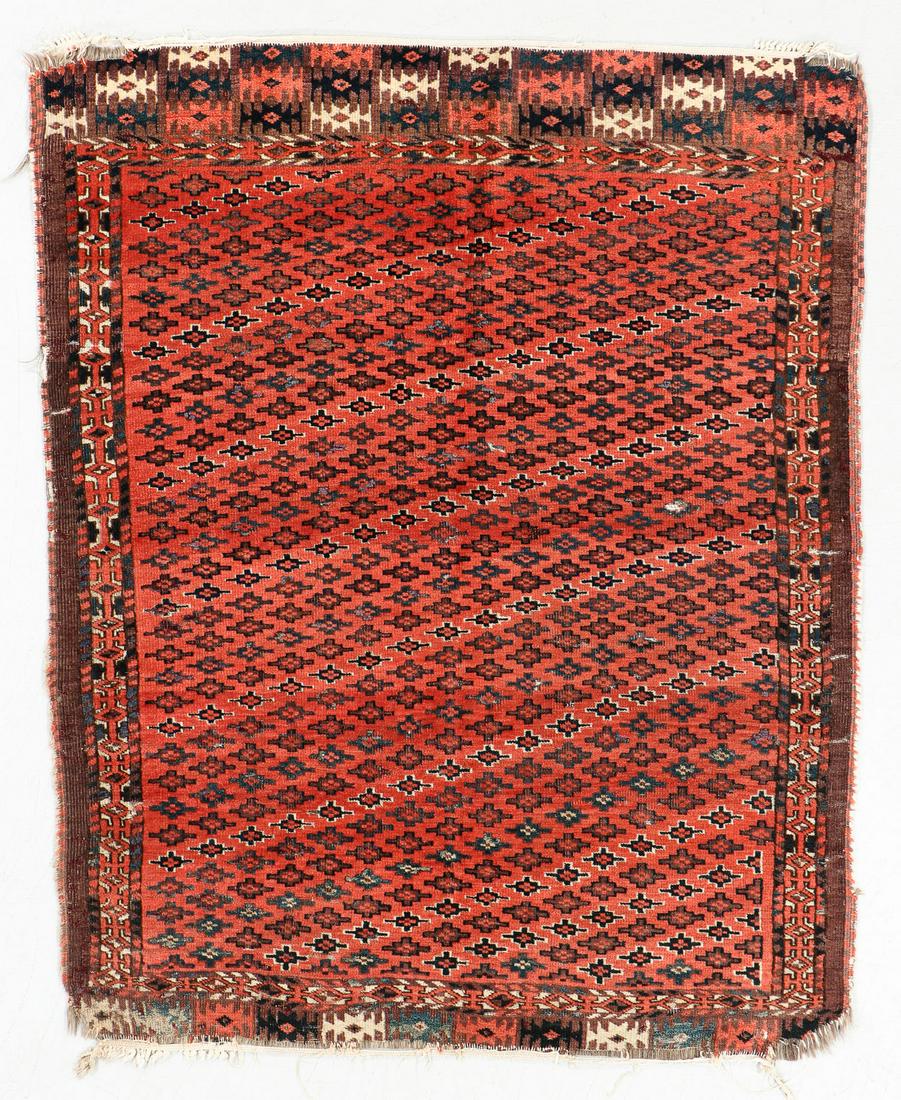 Chodor Rug, Turkmenistan, 19th C., 3'10'' x 4'8'' (1 of 7)