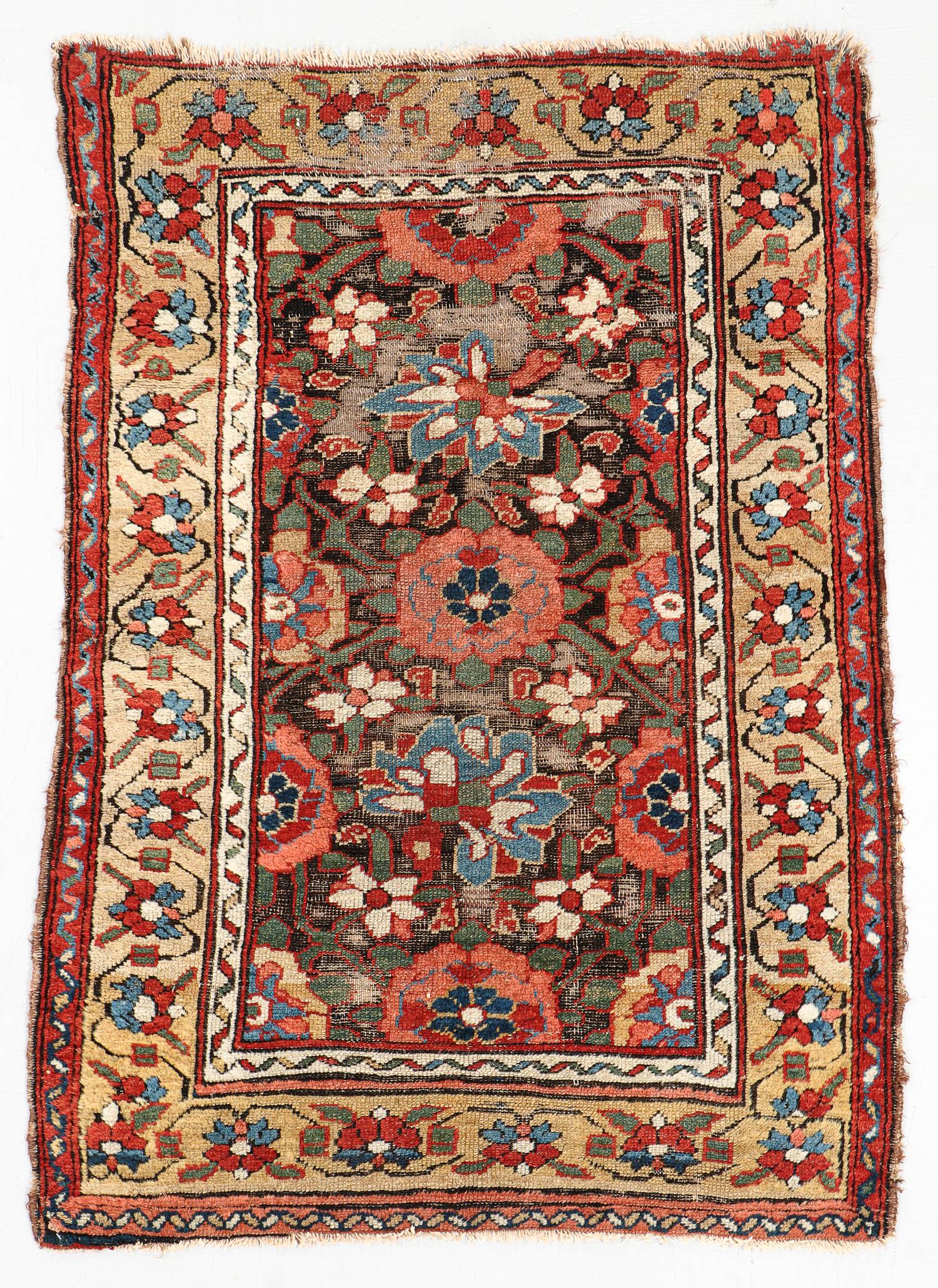 West Persian Kurd Rug, , 19th C., 3'11'' x 5'2'' (1 of 7)