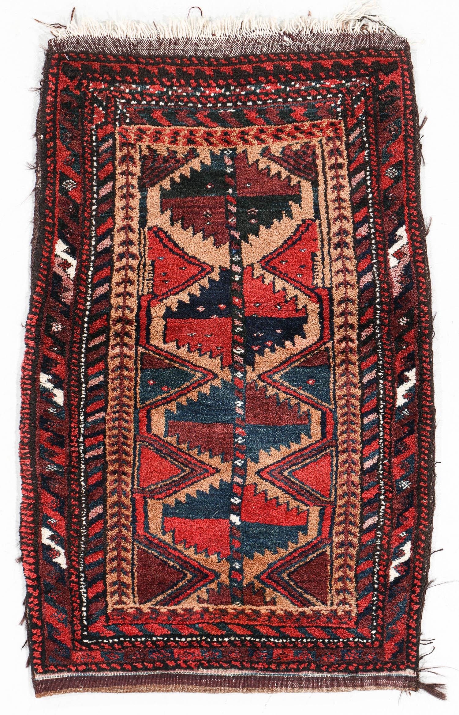 Beluch Bag, Afghanistan, Late 19th C., 1'9'' x 2'11'' (1 of 5)