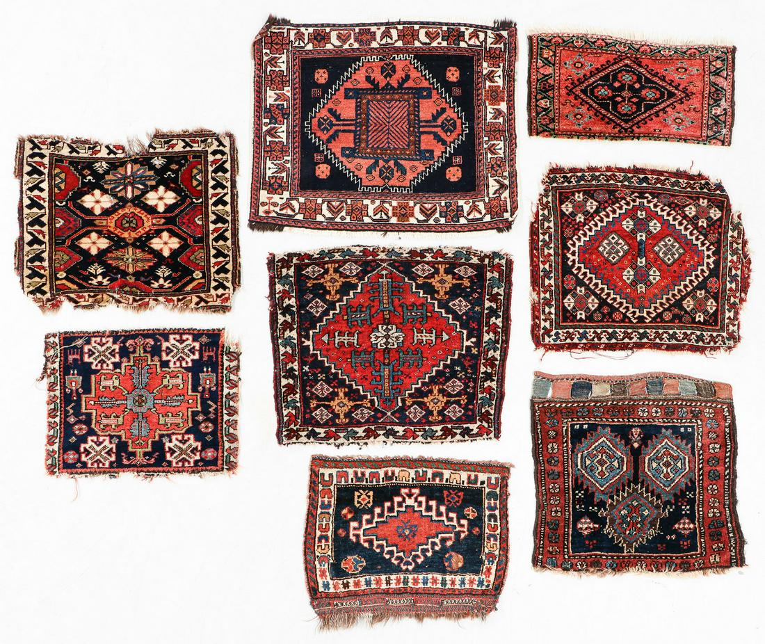 Collection of Antique West Persian Bagfaces (8) (1 of 7)